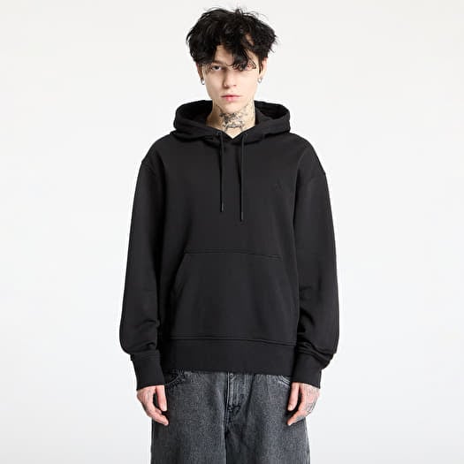 Mikina Calvin Klein Jeans Soft Layered Monogram Hoodie Black