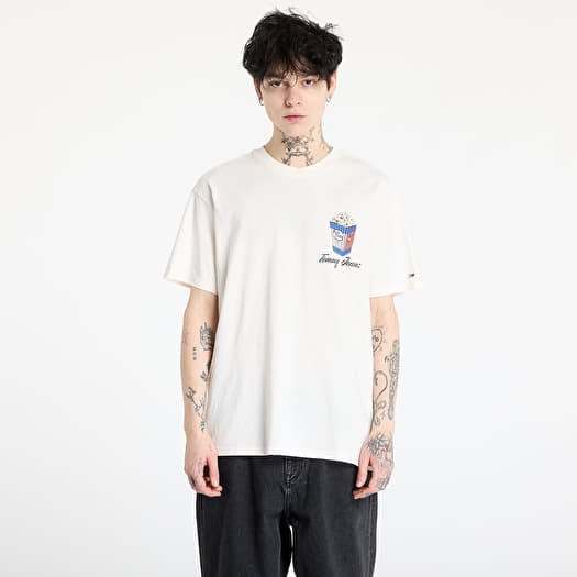 Μπλουζάκι Tommy Jeans Relaxed Novelty 2 Tee White