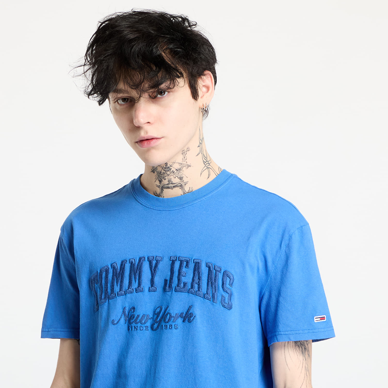 Koszulki męskie Tommy Jeans Regular Vintage Vars Tee Blue
