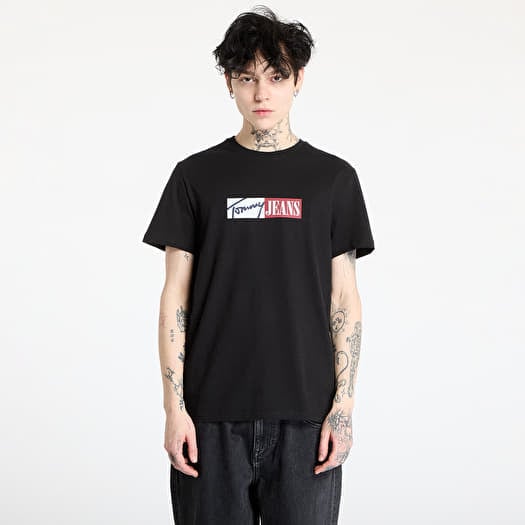 T-shirt Tommy Jeans Slim Entry Graphic Tee Black