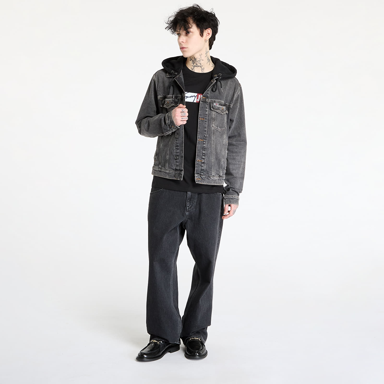 Denim jackets Tommy Jeans Hooded Ryan Regular Trucker Jacket Denim