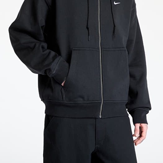 black zip up nike sweater