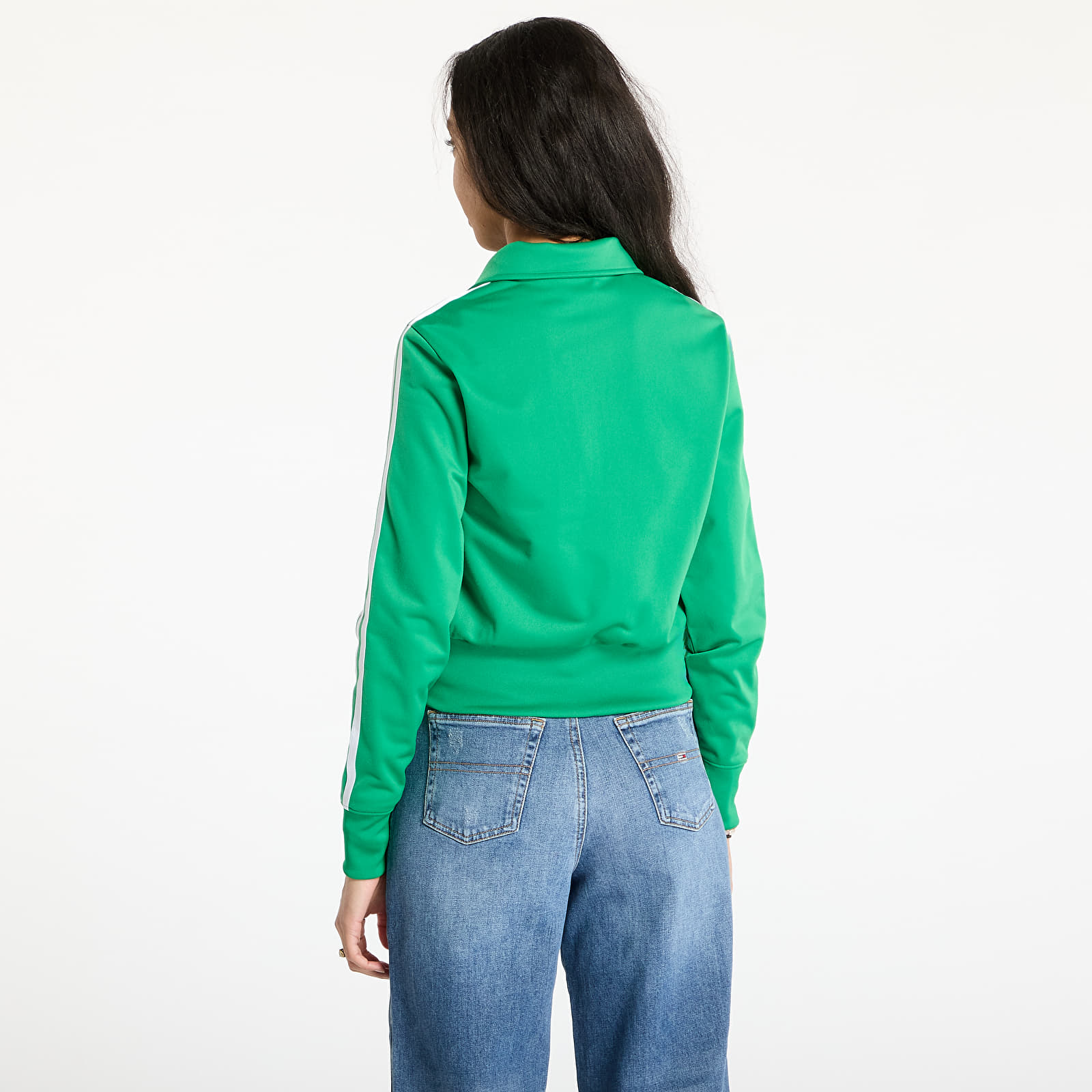 Gensere for kvinner adidas Firebird Adicolor Tracktop Green