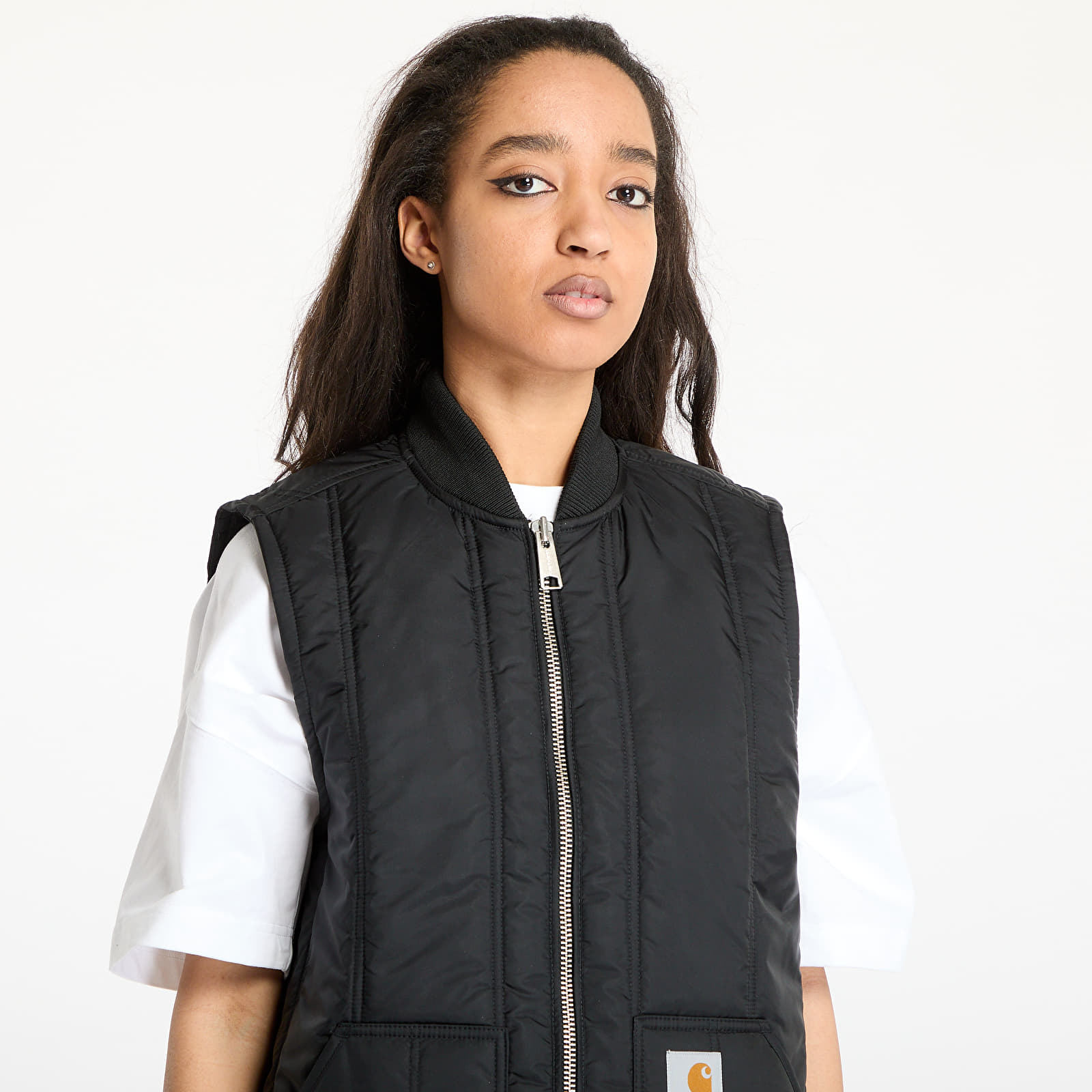 Meeste vestid Carhartt WIP Lachlan Vest Liner UNISEX Black
