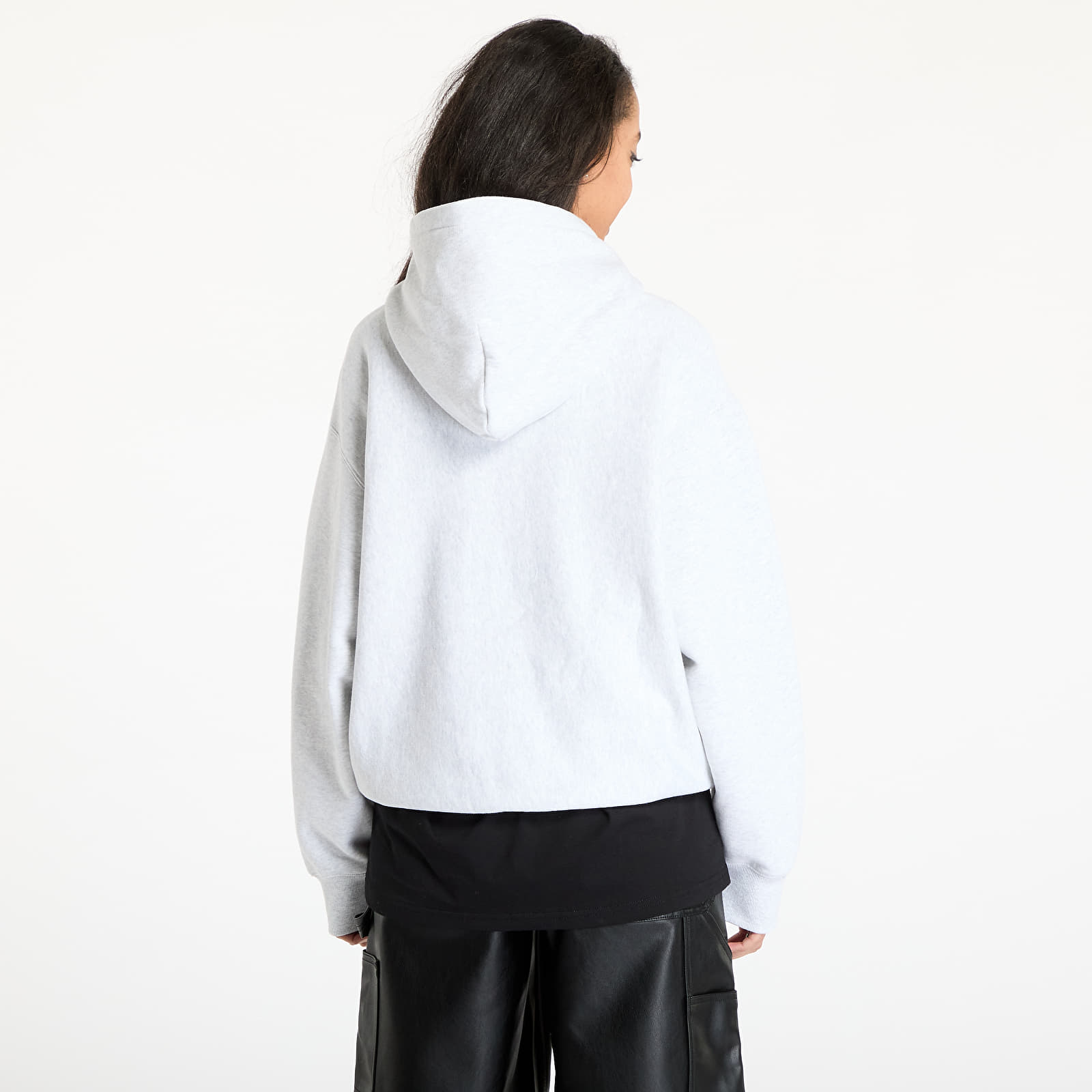 Camisolas de homem Carhartt WIP Hooded Label Script Sweat UNISEX Ash Heather