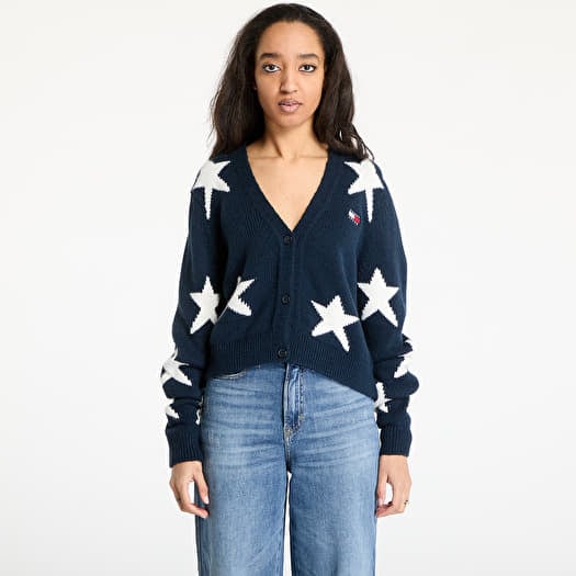 Tommy Jeans Star Cardigan Blue