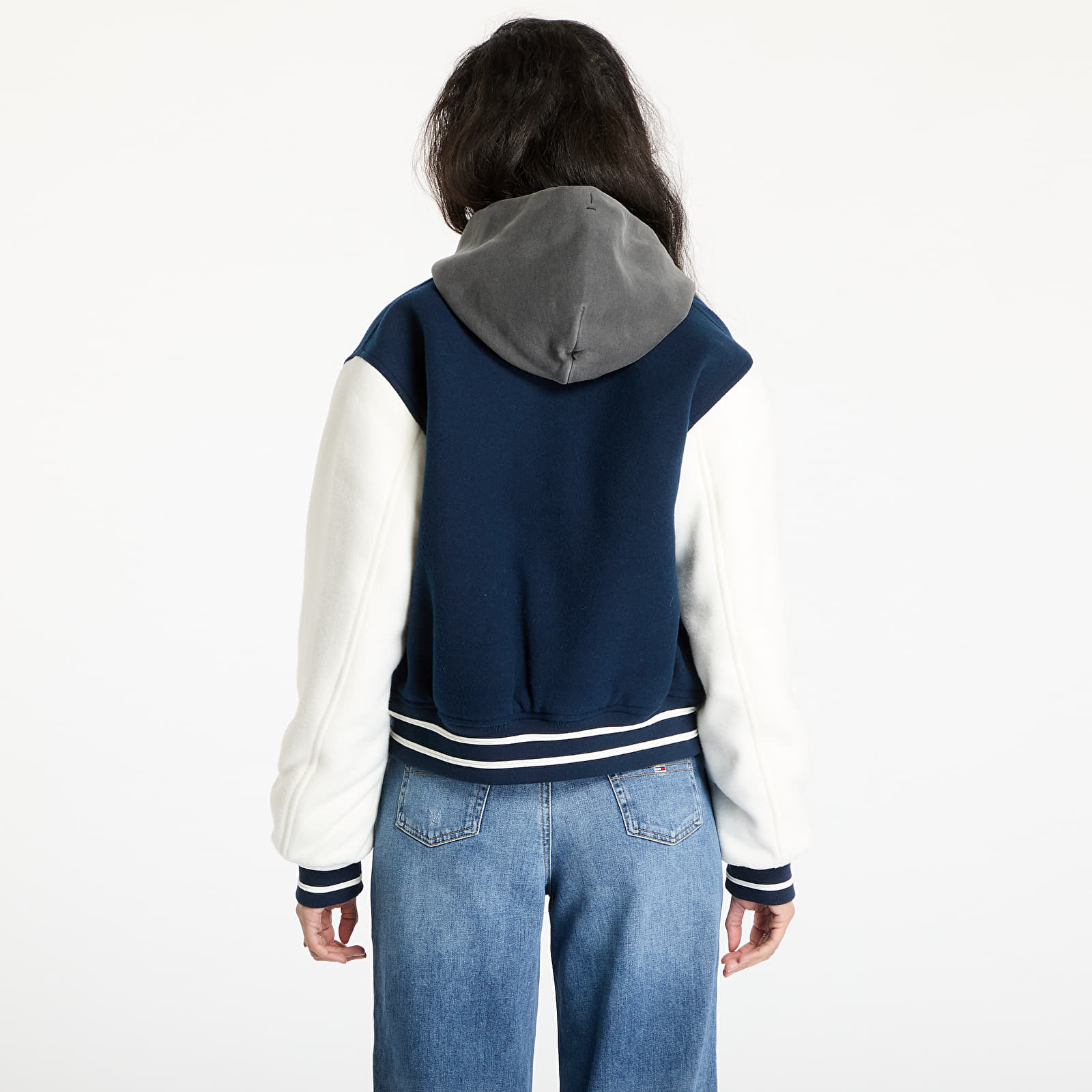 Naiste pommirõivad Tommy Jeans Wool Varsity Bomber Jacket Blue