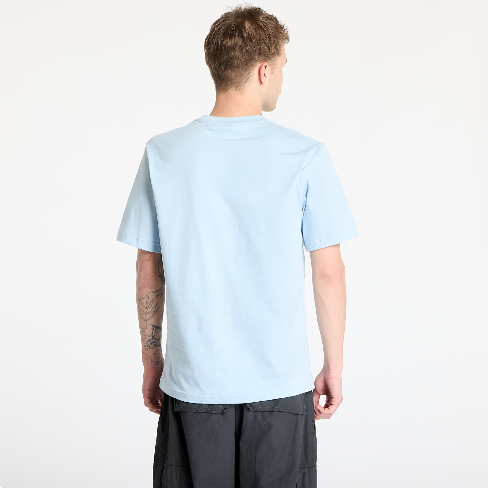 Tricouri pentru bărbați Daily Paper Orbit Emb T-Shirt Subdued Blue