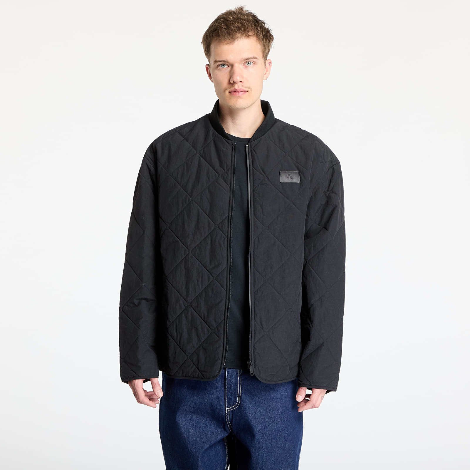 Kurtki męskie Calvin Klein Jeans Quilted Jacket Black