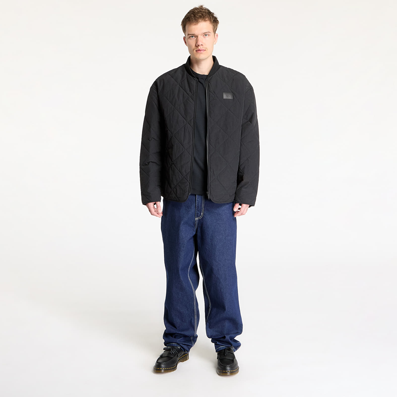 Kurtki męskie Calvin Klein Jeans Quilted Jacket Black