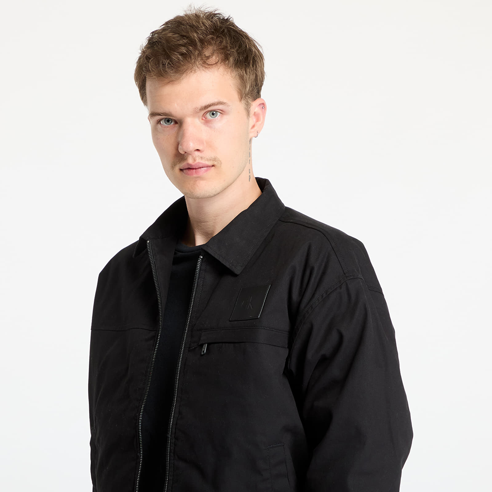 Men's jackets Calvin Klein Jeans Zip Jacket Black