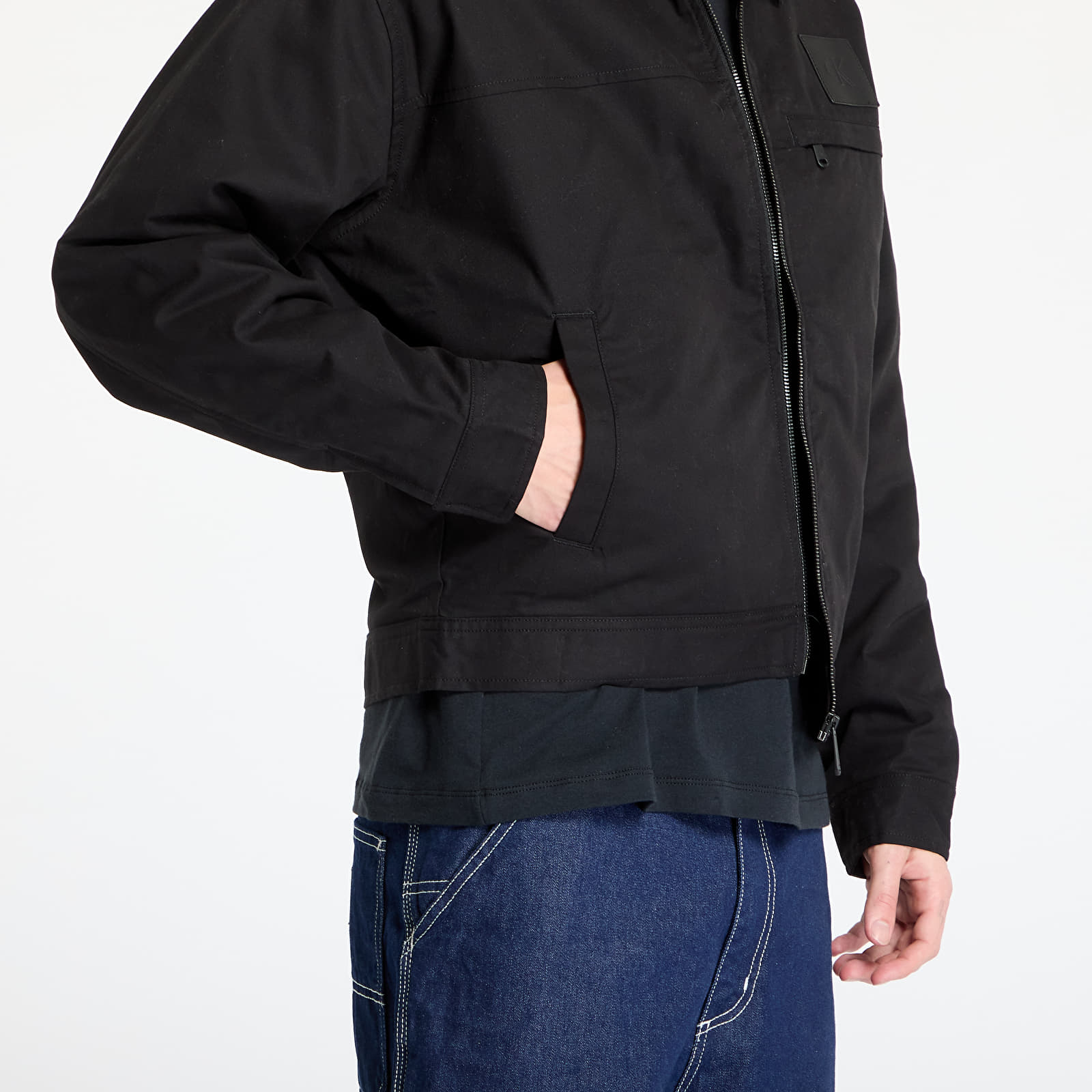 Men's jackets Calvin Klein Jeans Zip Jacket Black