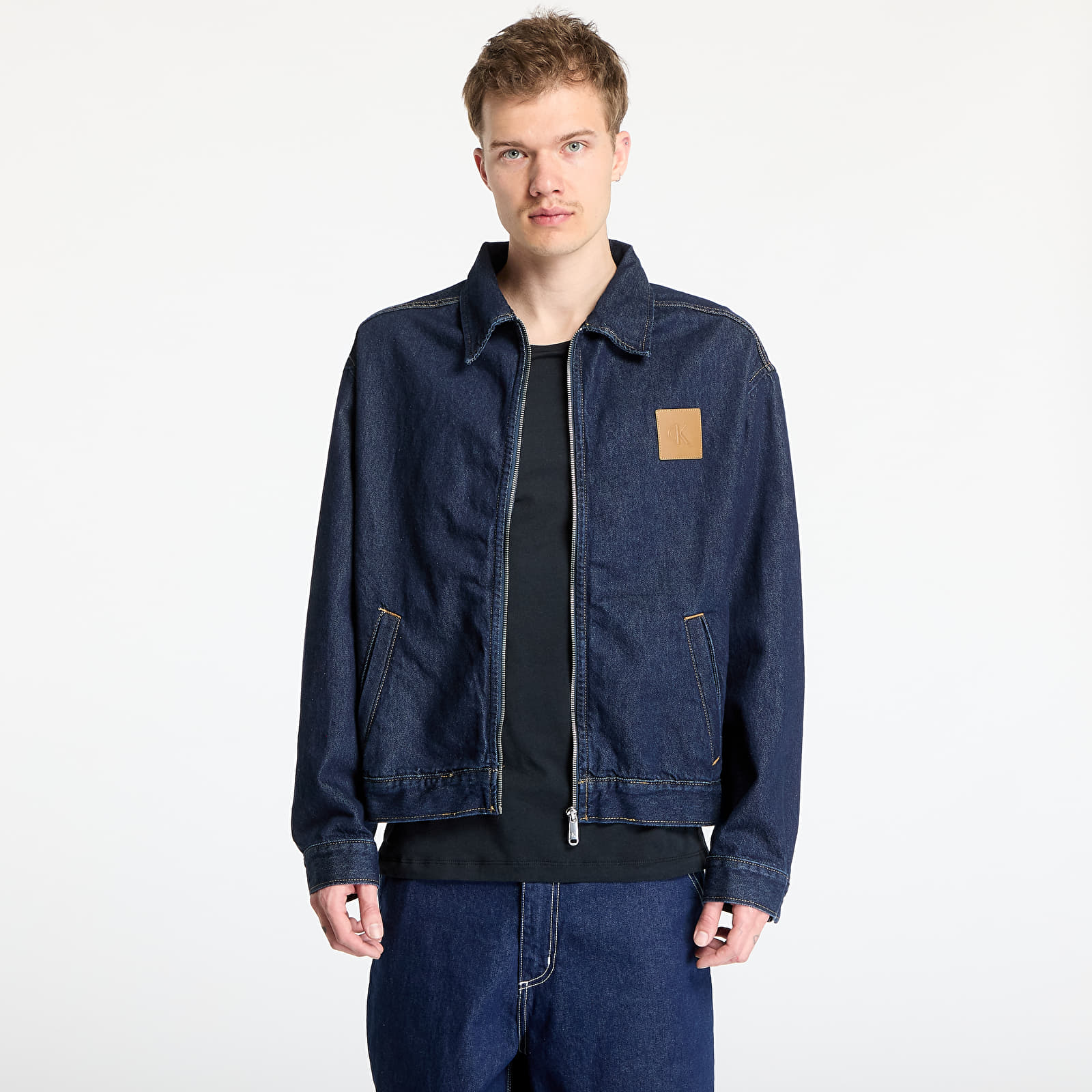 Men's jackets Calvin Klein Jeans Relaxed Zip Denim Jacket Denim