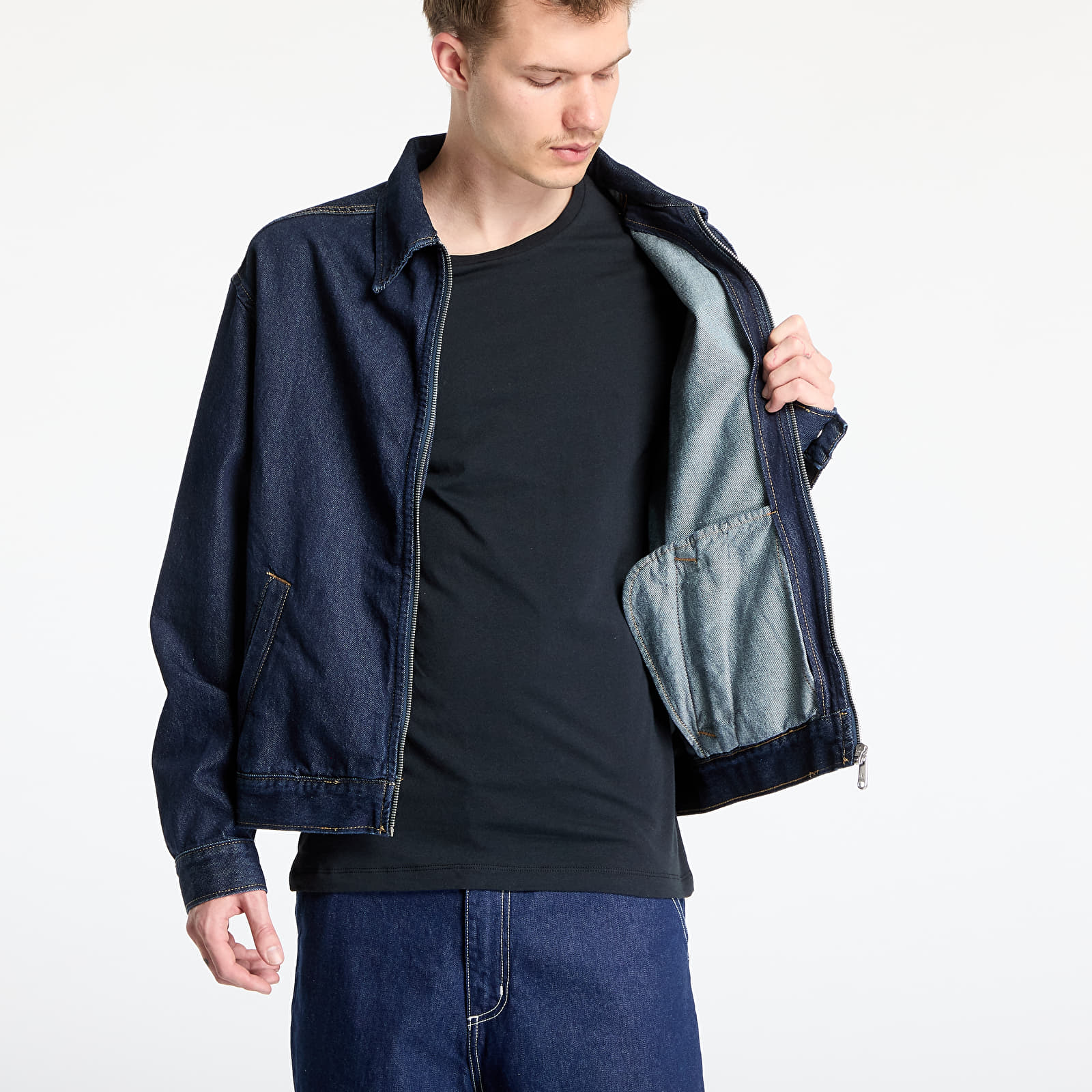 Men's jackets Calvin Klein Jeans Relaxed Zip Denim Jacket Denim