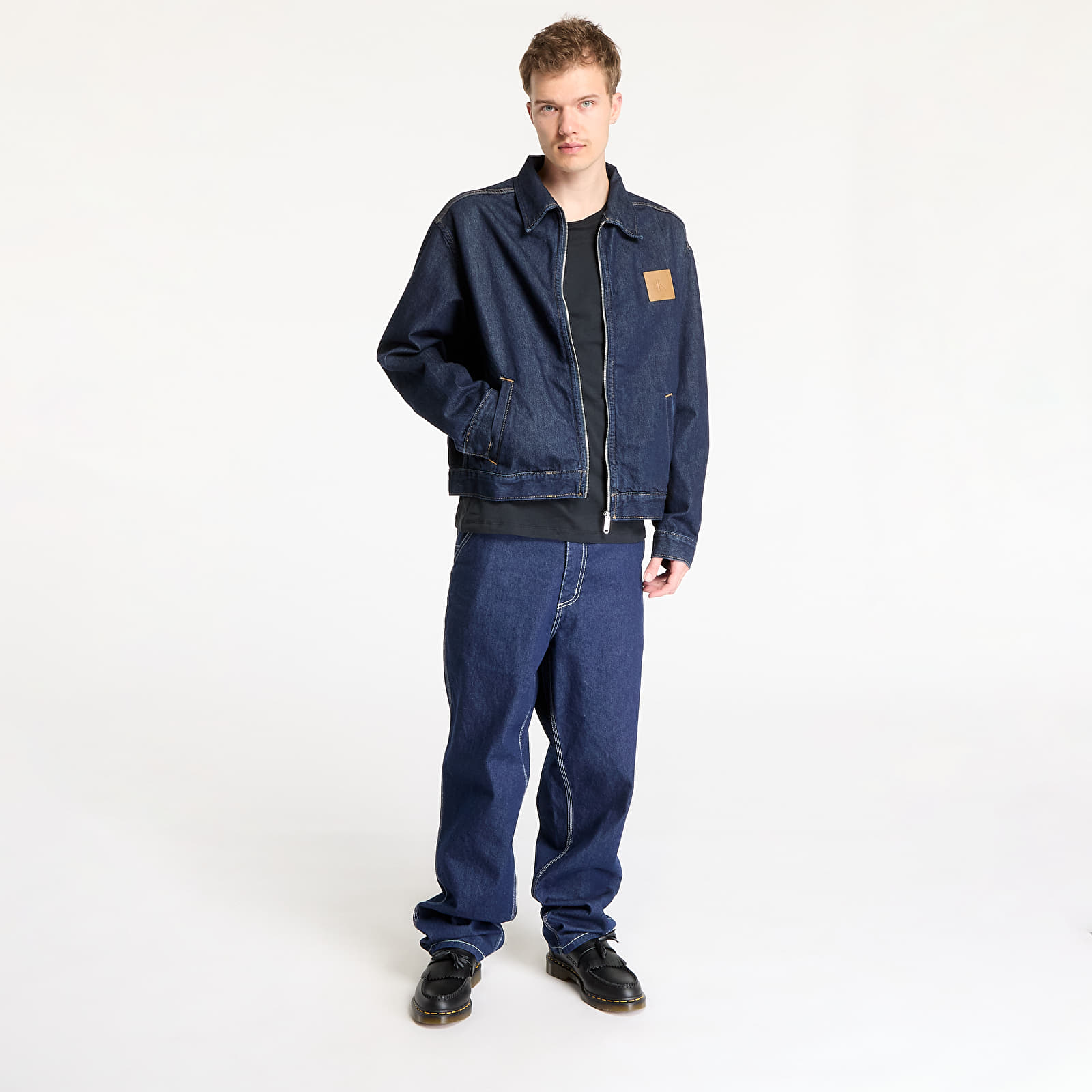 Men's jackets Calvin Klein Jeans Relaxed Zip Denim Jacket Denim