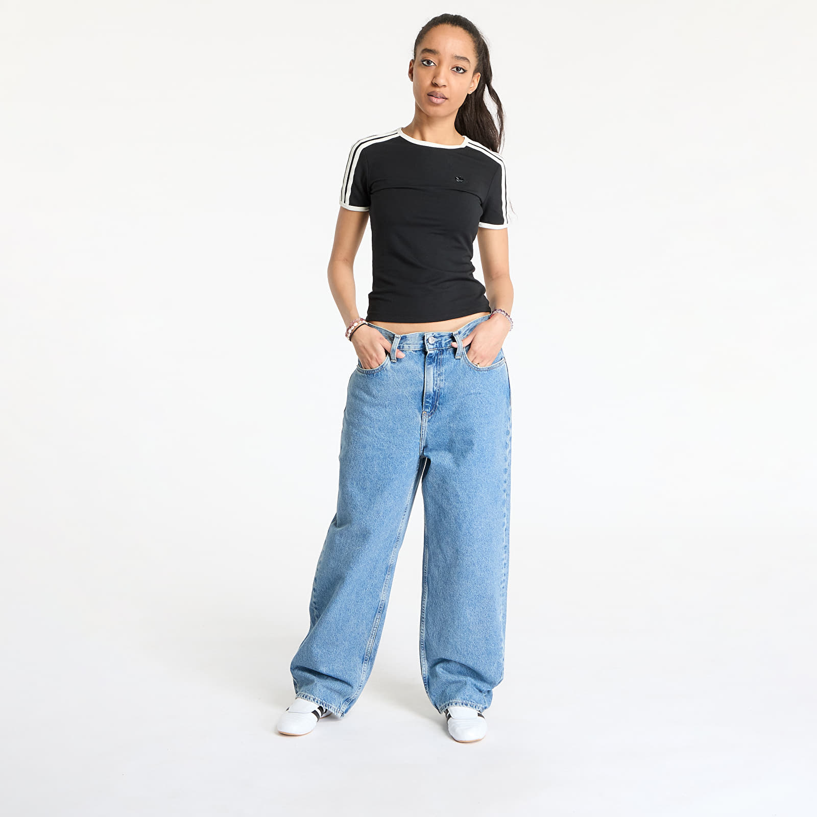 Vaqueros de mujer Calvin Klein Jeans Barrel Jeans Denim