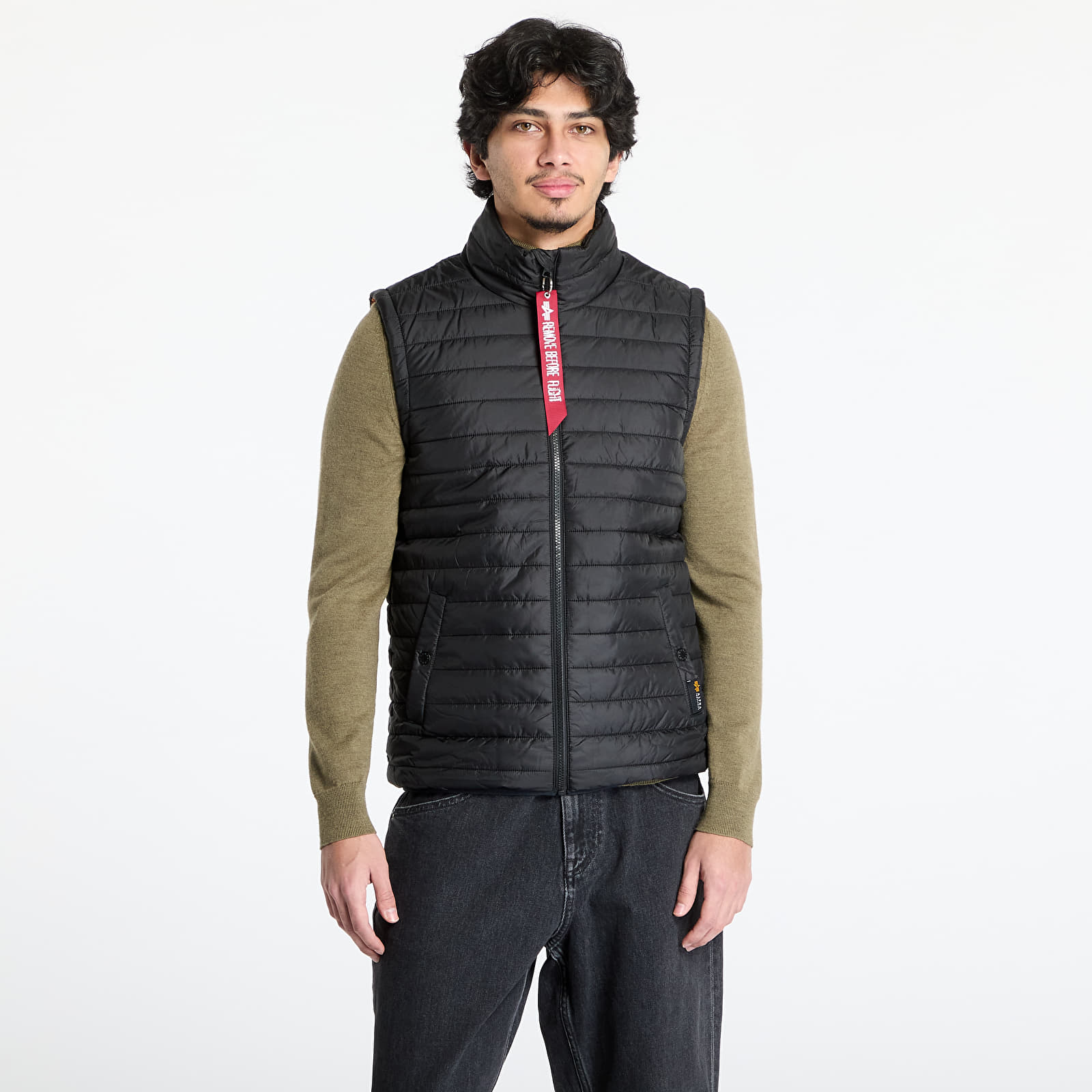 Vests Alpha Industries Inc. Puffer Vest Ultra LW Black