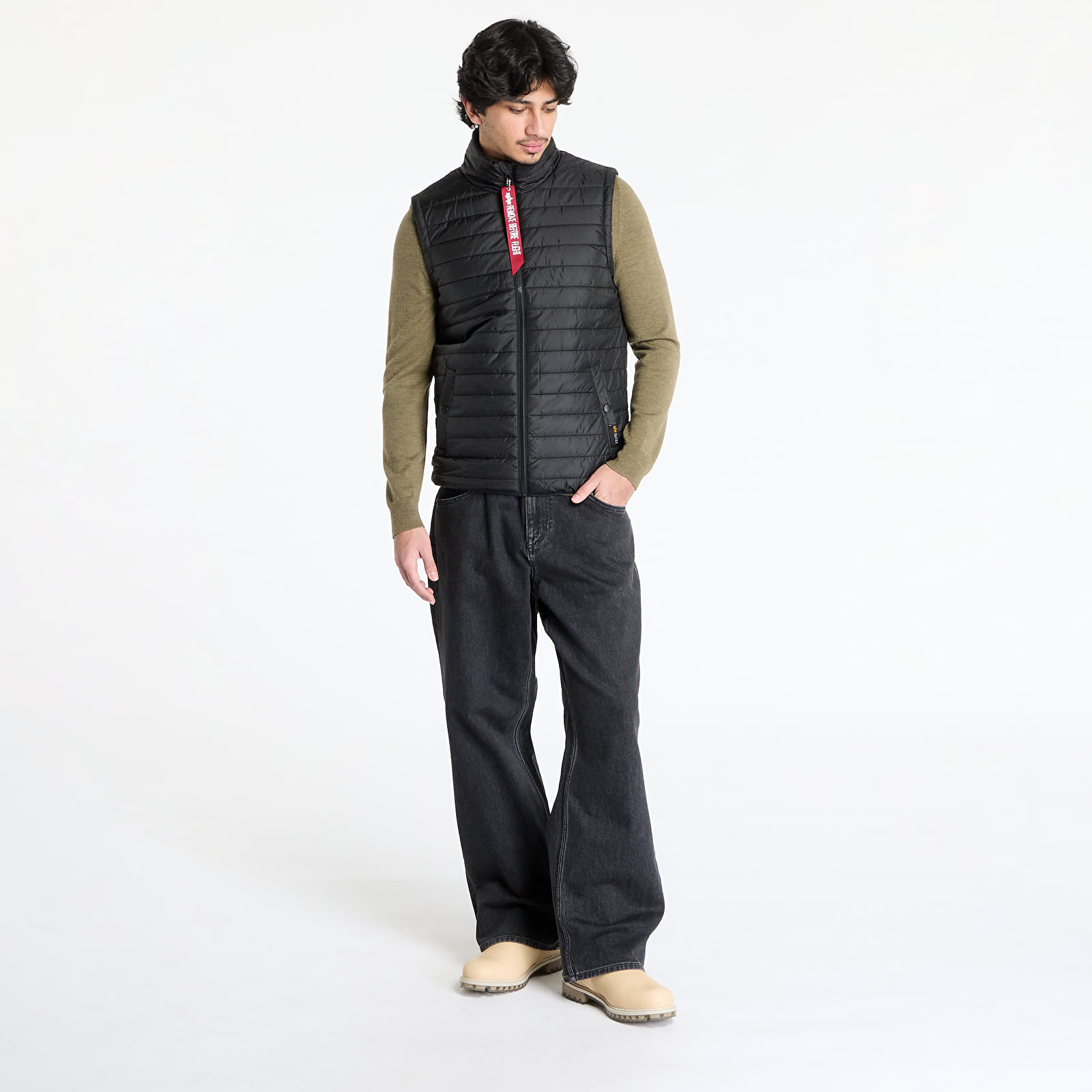 Vests Alpha Industries Inc. Puffer Vest Ultra LW Black