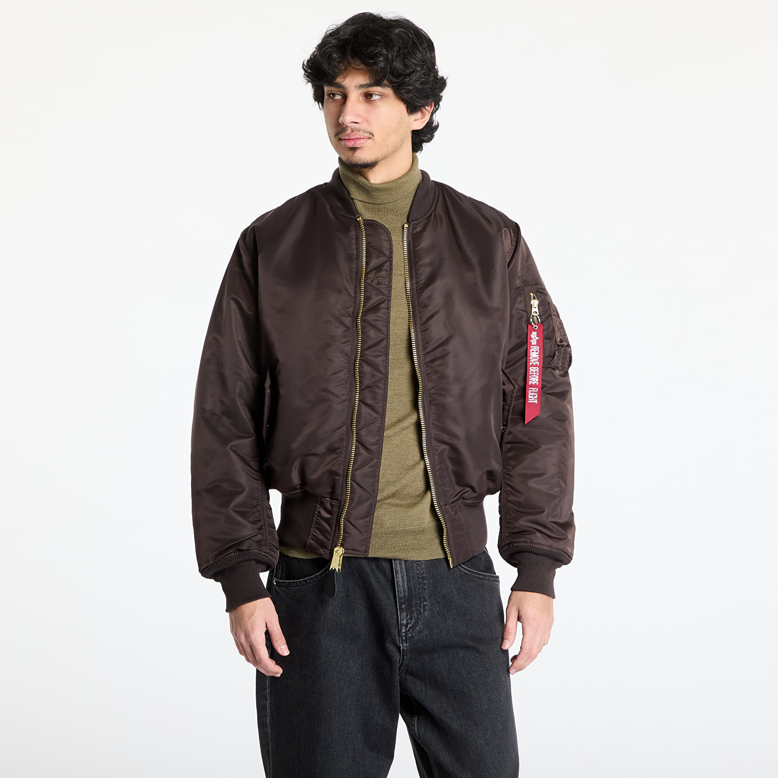 Jas Alpha Industries Inc. MA-1 Heritage Hunter Brown L