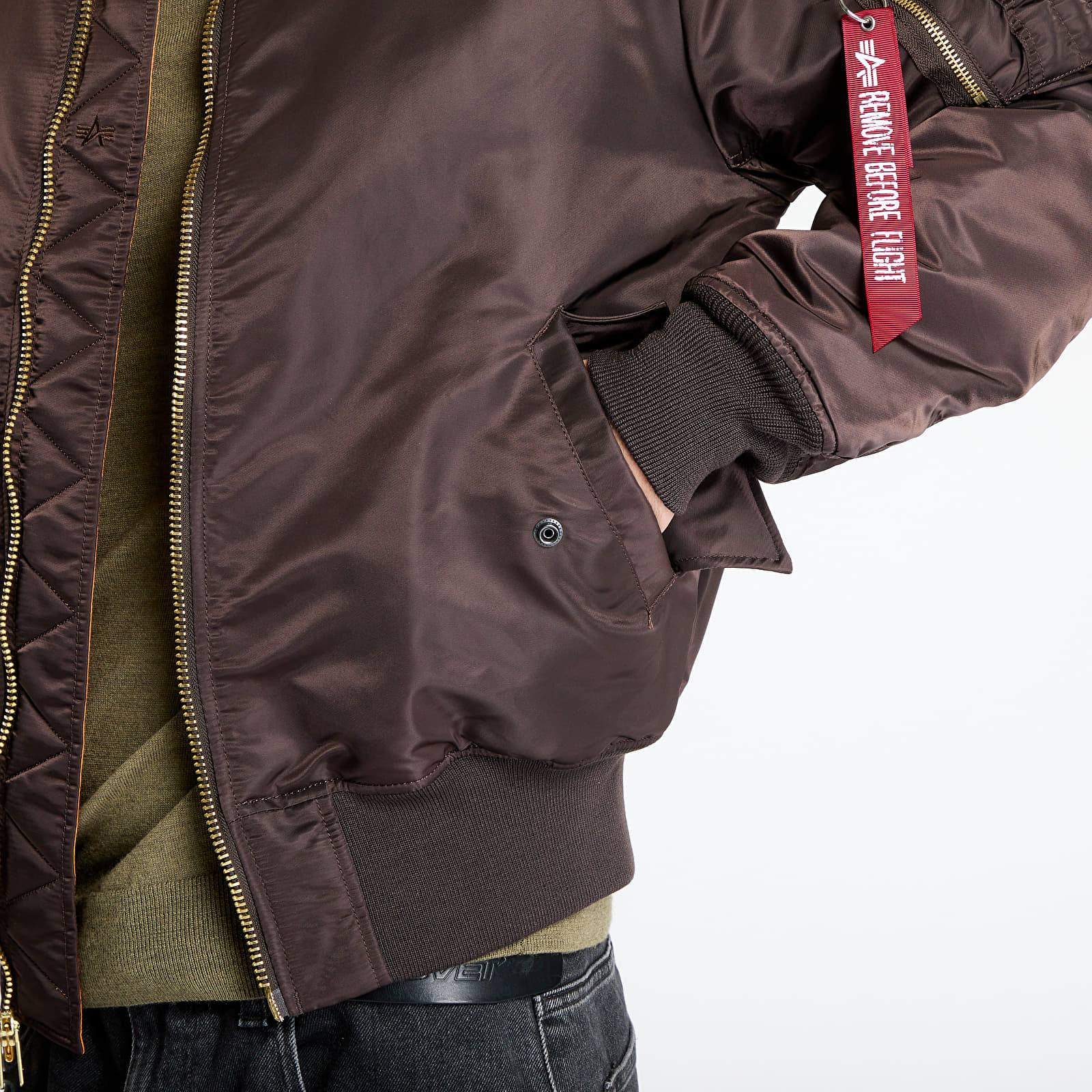 Jacken Alpha Industries Inc. MA-1 Heritage Hunter Brown