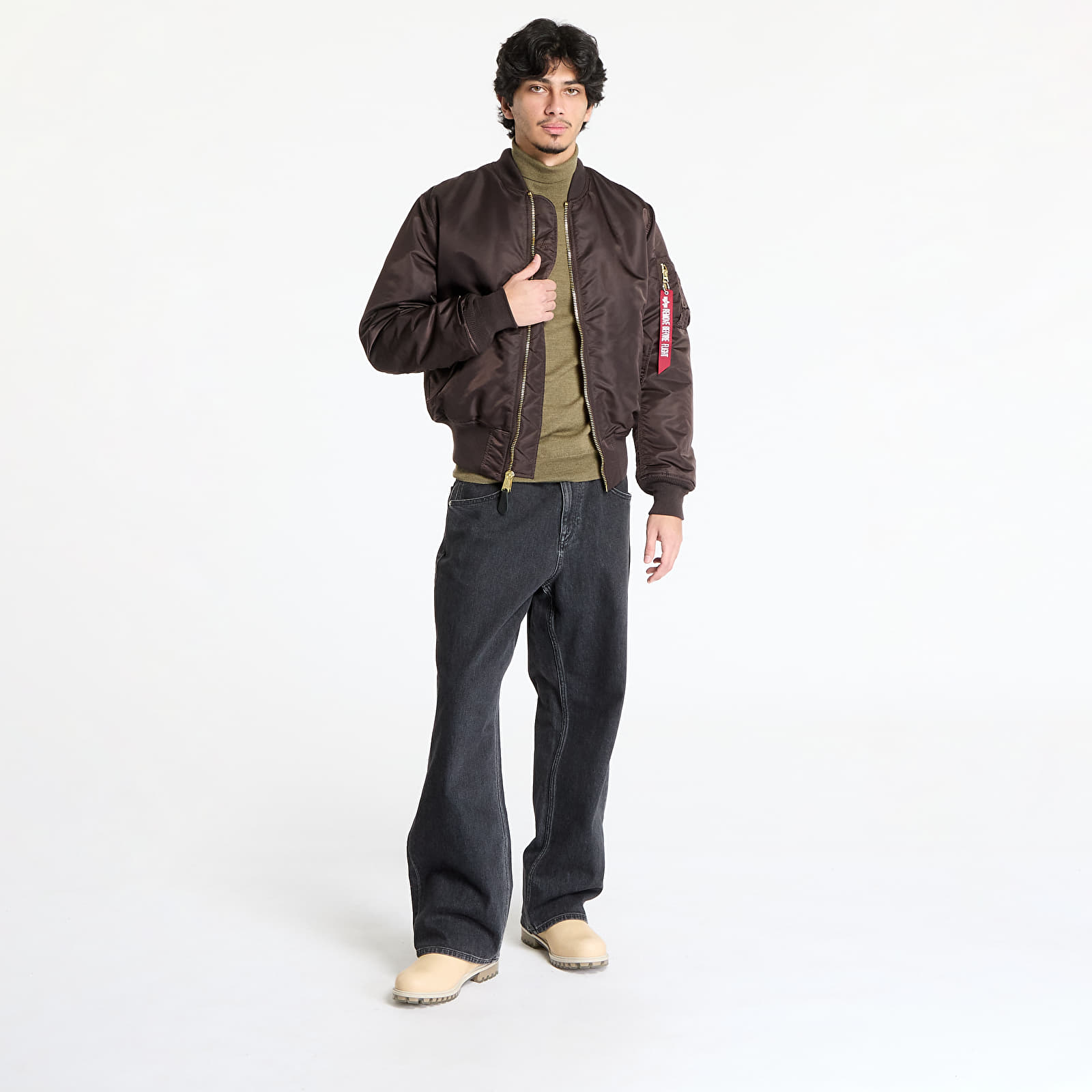 Jacken Alpha Industries Inc. MA-1 Heritage Hunter Brown