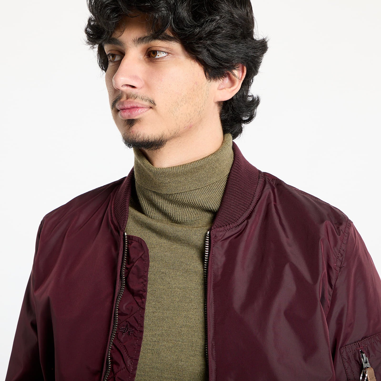 Jackets Alpha Industries Inc. MA-1 TT Two Tone Dark Maroon