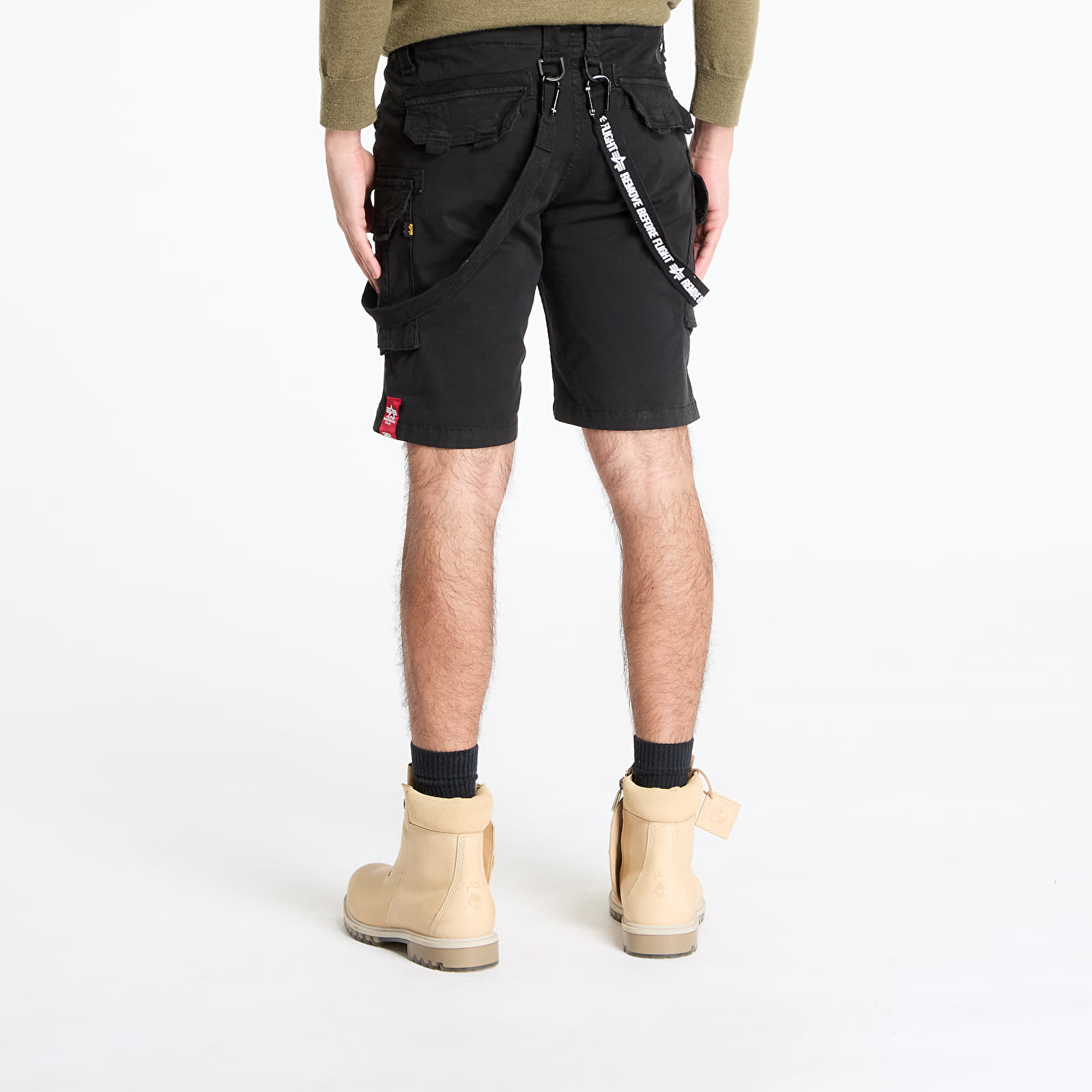 Szorty męskie Alpha Industries Inc. Utility Short Black