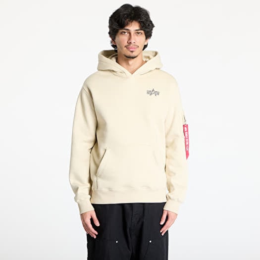 Sweatshirt Alpha Industries Inc. Signature BP Hoodie Vintage White
