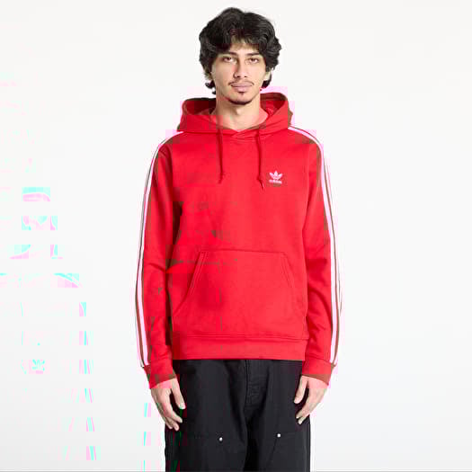 Sweatshirt adidas Adicolor Classics 3-Stripes Hoody Better Scarlet