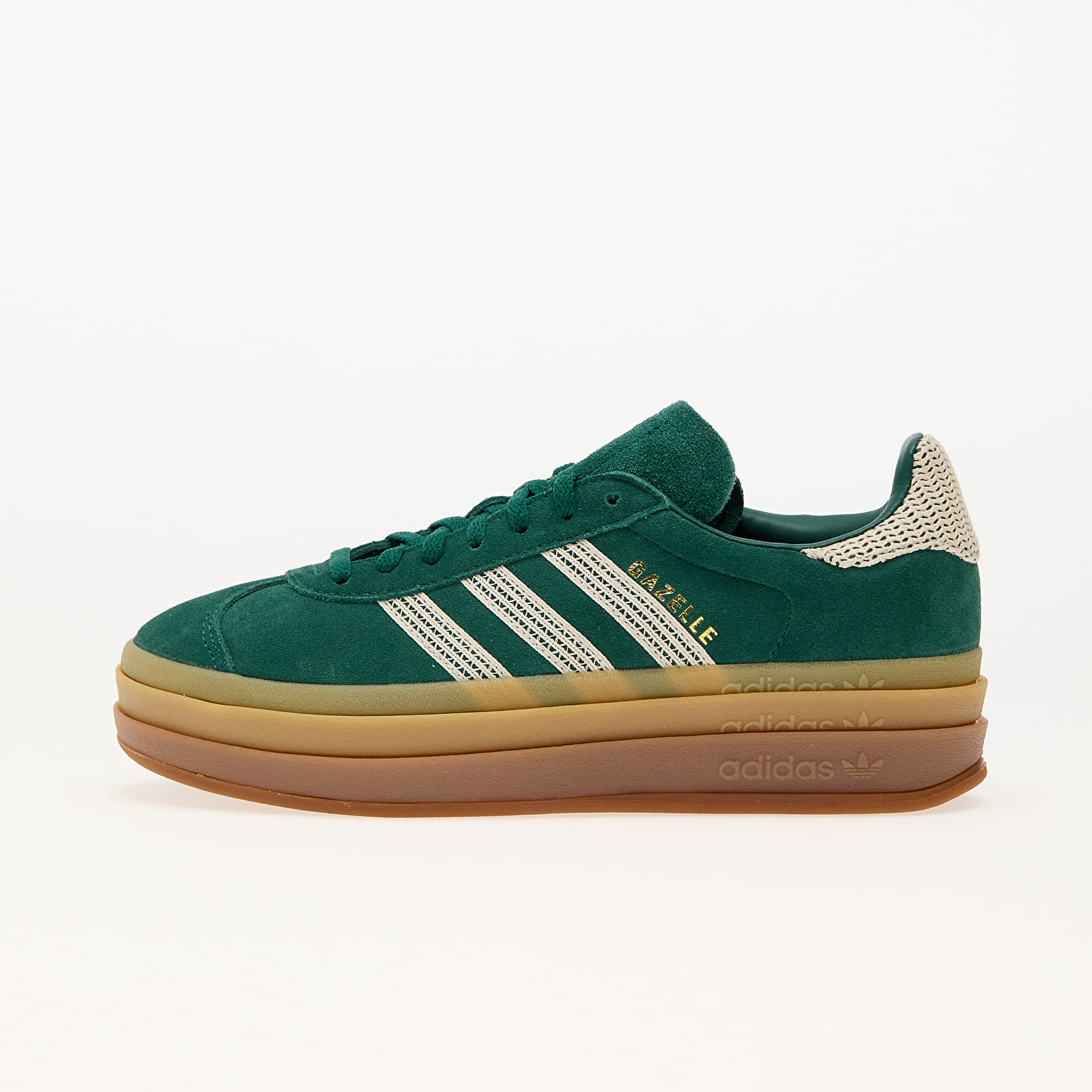 Жіноче взуття adidas Gazelle Bold W Collegiate Green/ Wonder White/ Gold Metallic