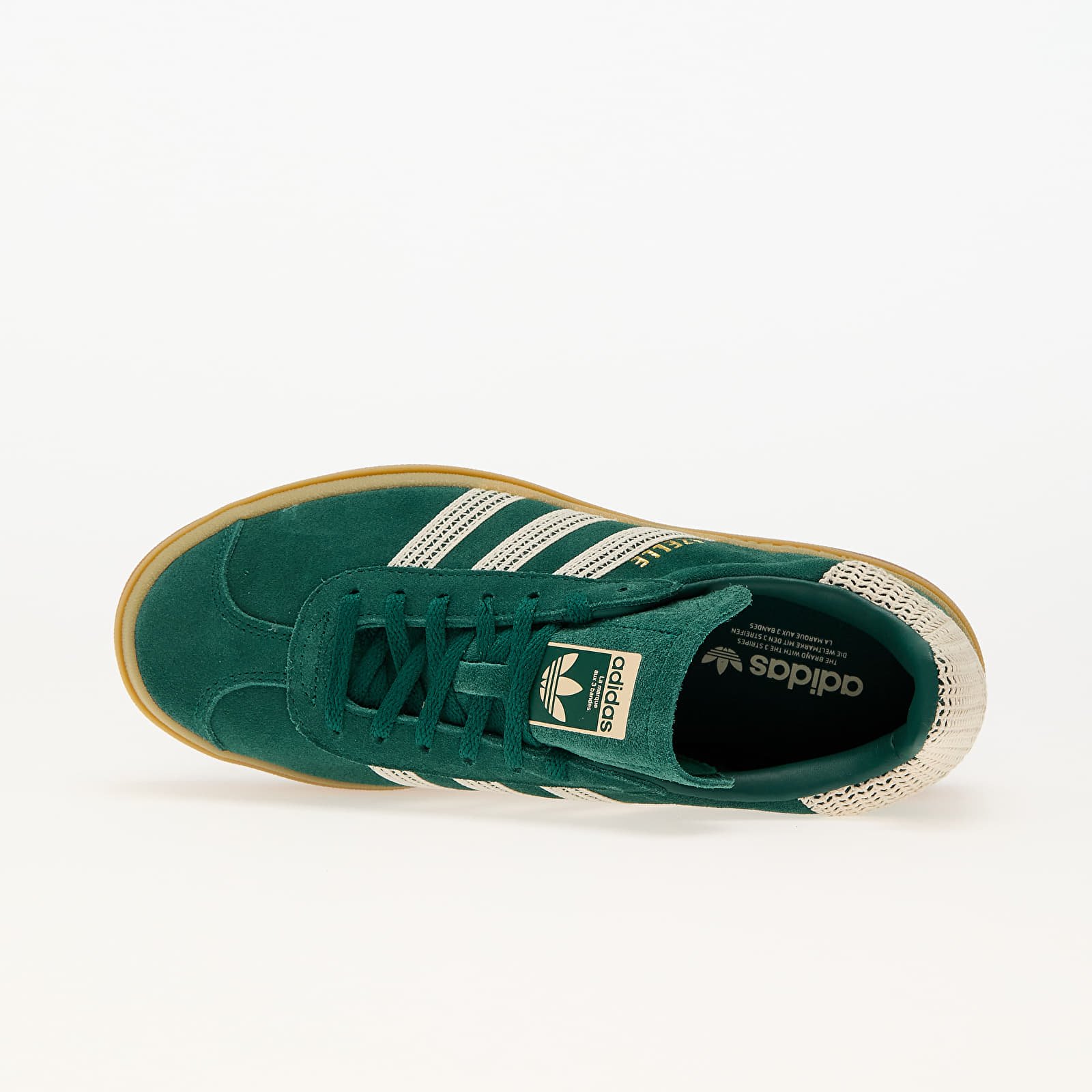 Жіноче взуття adidas Gazelle Bold W Collegiate Green/ Wonder White/ Gold Metallic