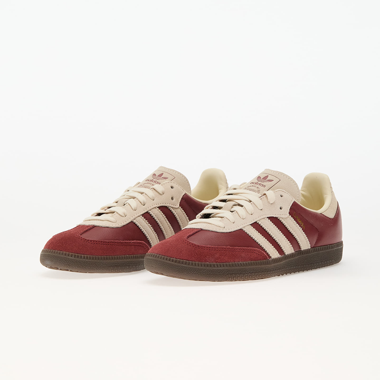 Meeste tossud ja kingad adidas Samba Og Preloved Ruby/ Crew White/ Gum5
