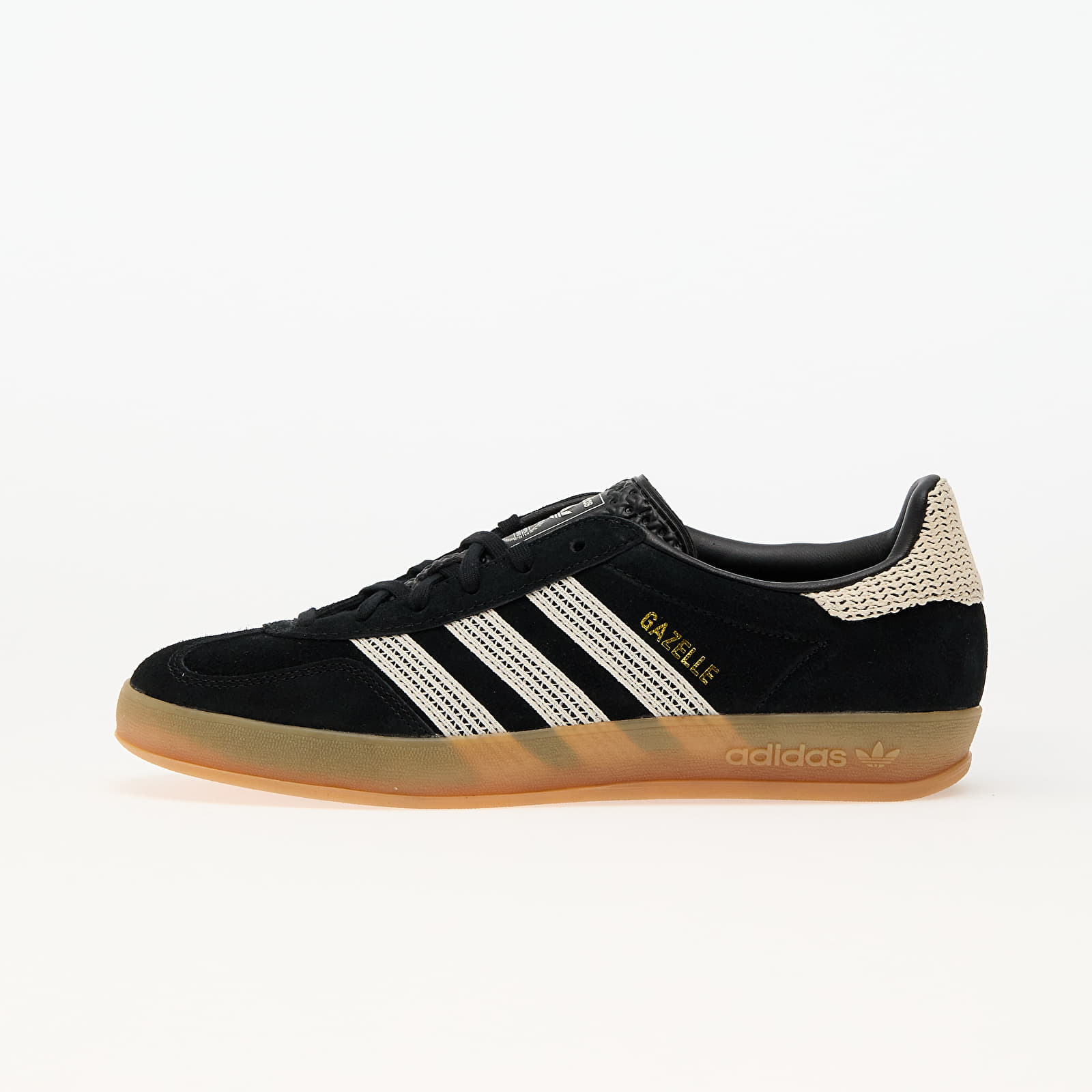 Women's sneakers and shoes adidas Gazelle Indoor W Core Black/ Wonder White/ Gum
