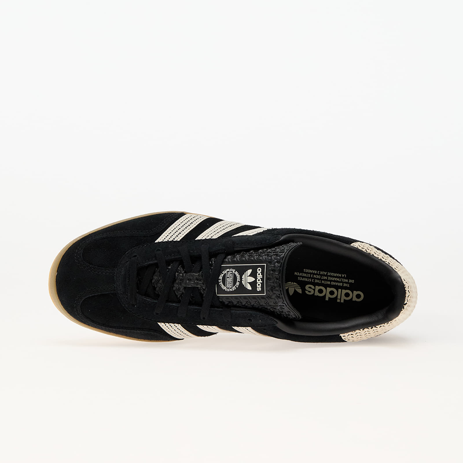 Women's sneakers and shoes adidas Gazelle Indoor W Core Black/ Wonder White/ Gum
