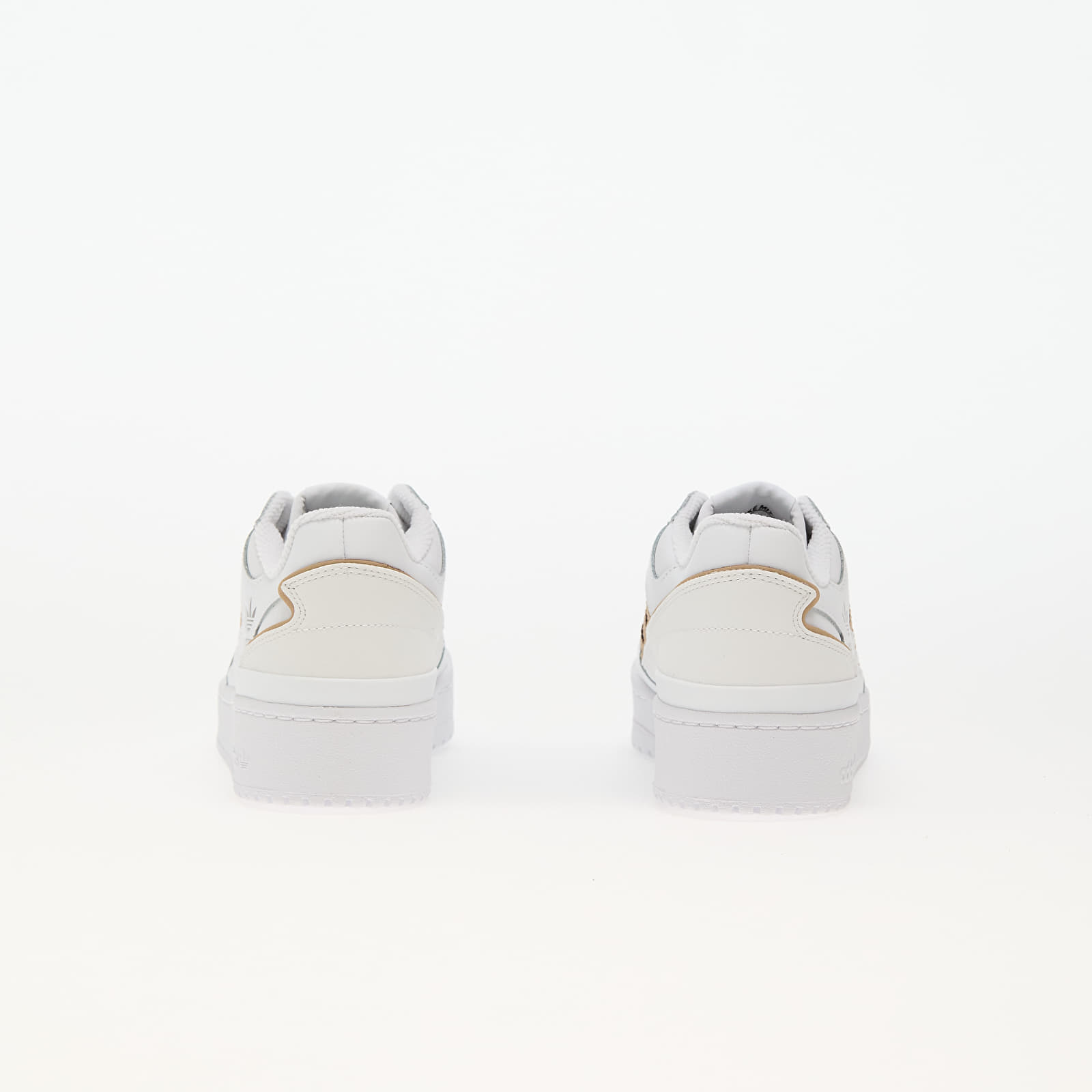 Women's sneakers and shoes adidas Forum Bold Stripes Ftw White/ Magnet Beige/ Dark Brown