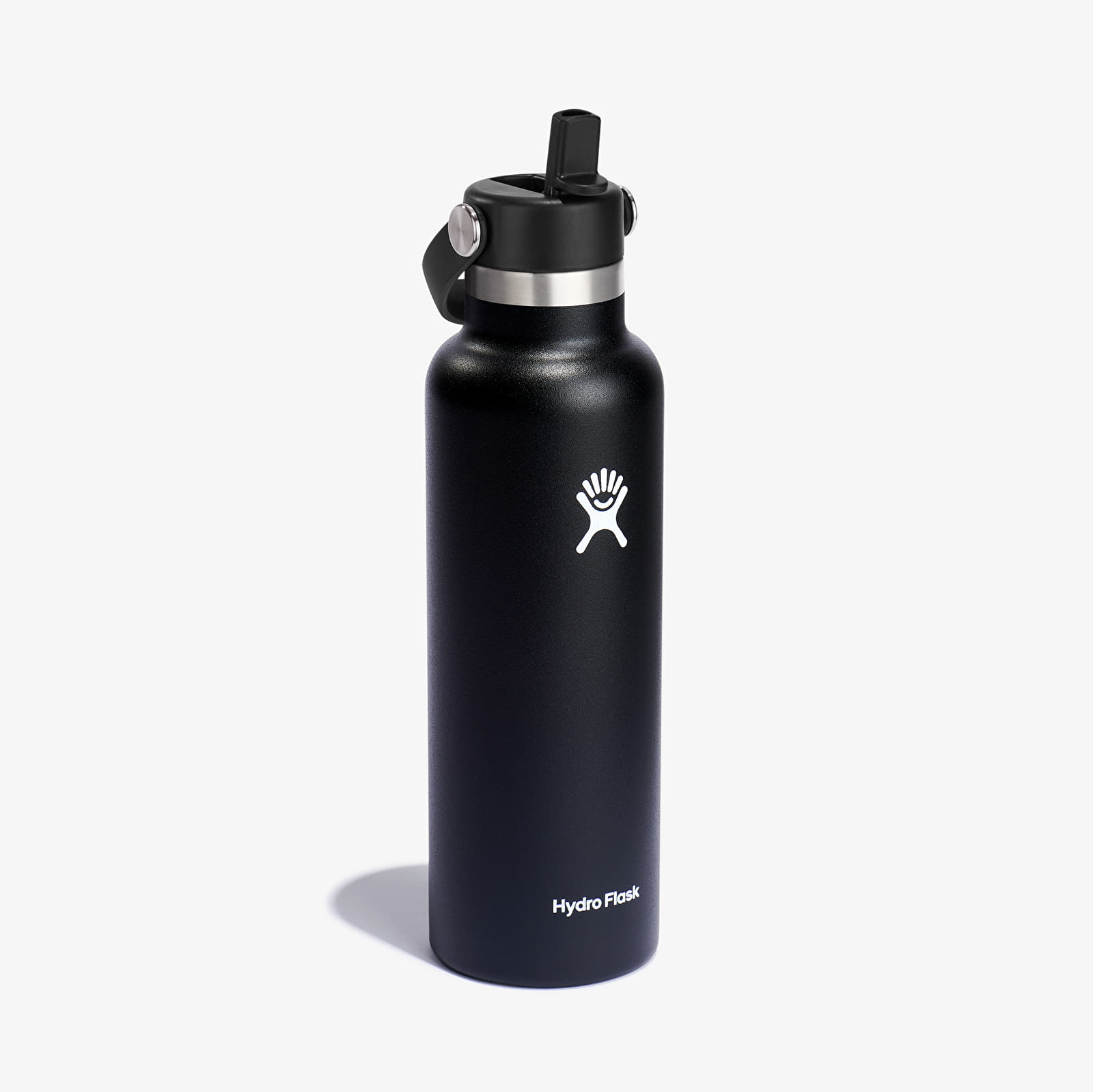 Láhve na pití Hydroflask 600 ml Standard Flex Straw Cap Black