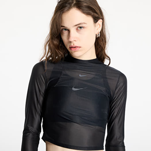 nike sheer crop top