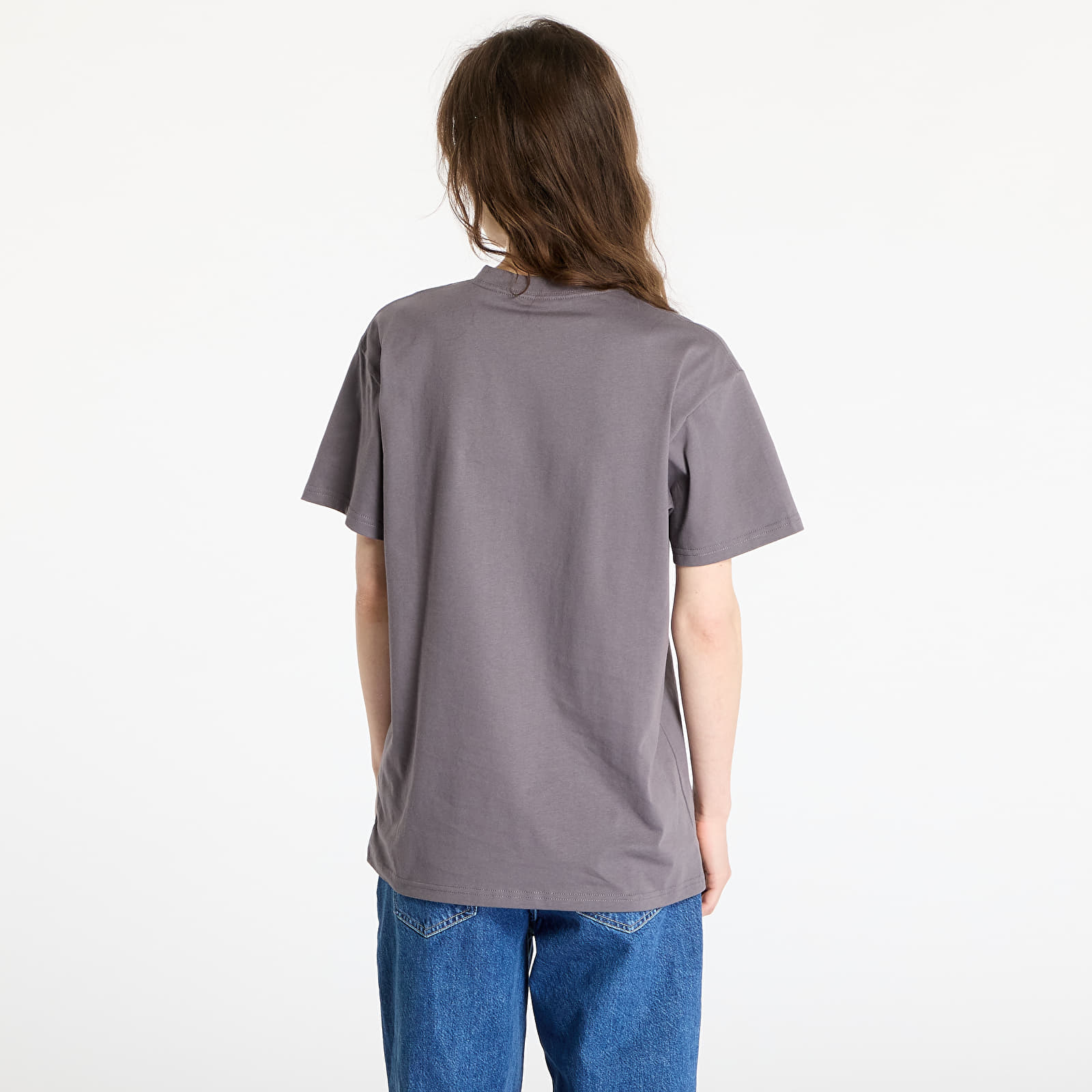 Moške majice Carhartt WIP Shortsleeve Rivet Script T-Shirt UNISEX Manta