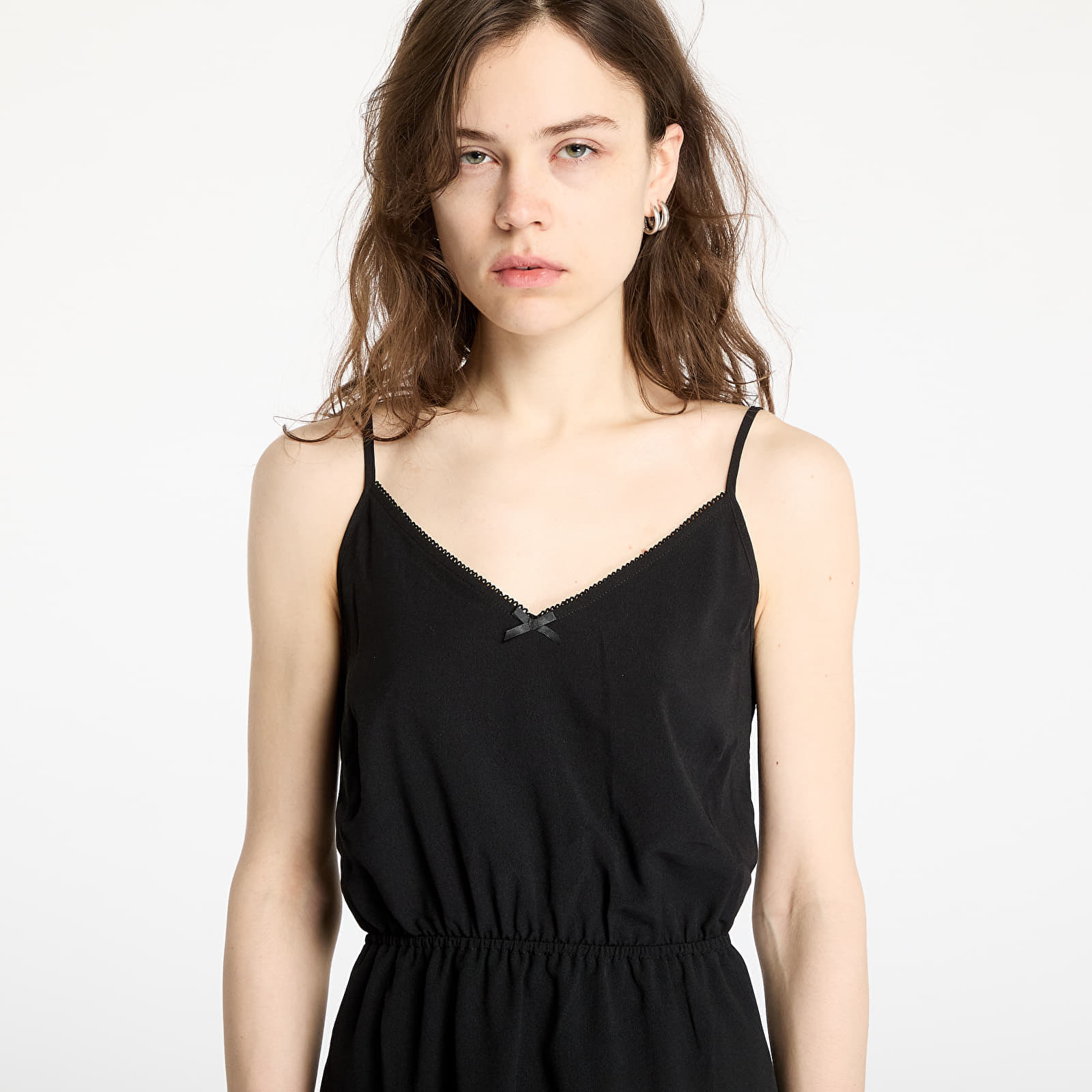 Šaty Tommy Jeans Essential Strap Dress Black XS