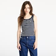 Tommy Jeans Slim Button Tank Blue