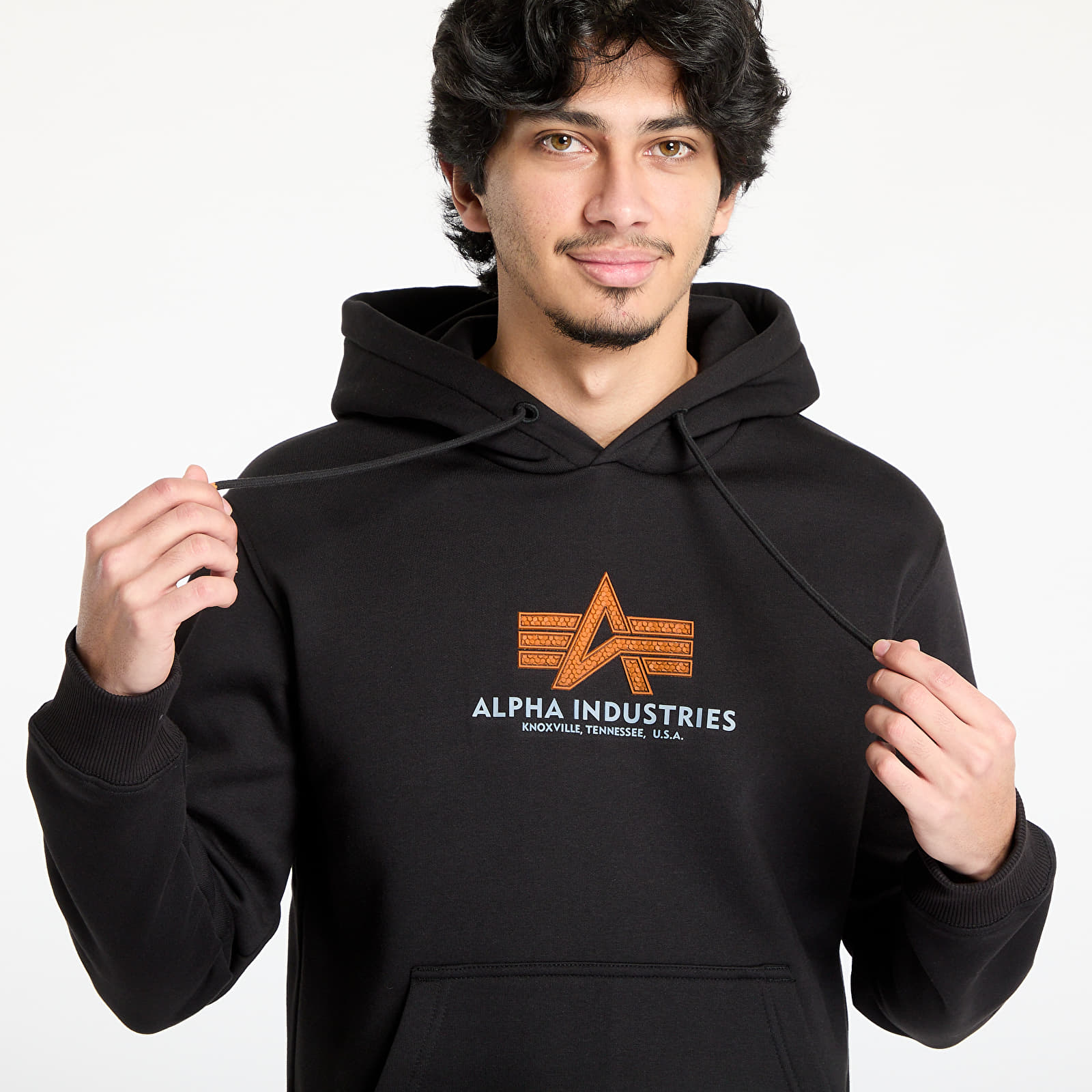 Sweatshirts Alpha Industries Inc. Basic Hoodie Rubber Black