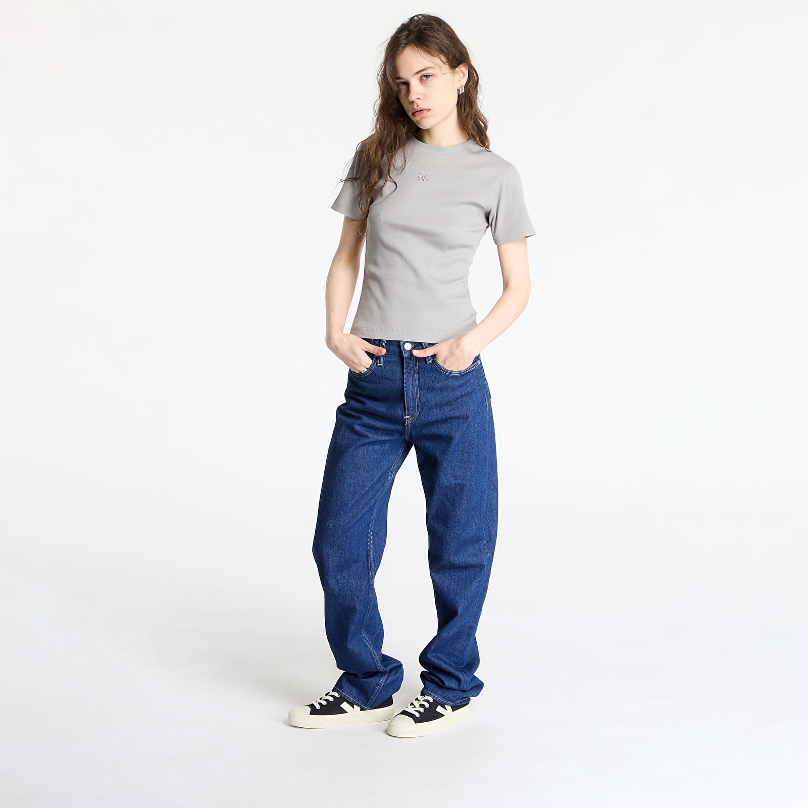 T-shirts Daily Paper Unit Rib Fitted T-Shirt Wet Weather