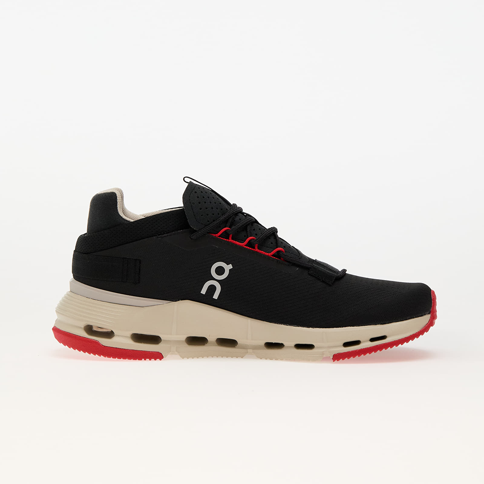Men's sneakers and shoes On M Cloudnova 2 Black/ Red
