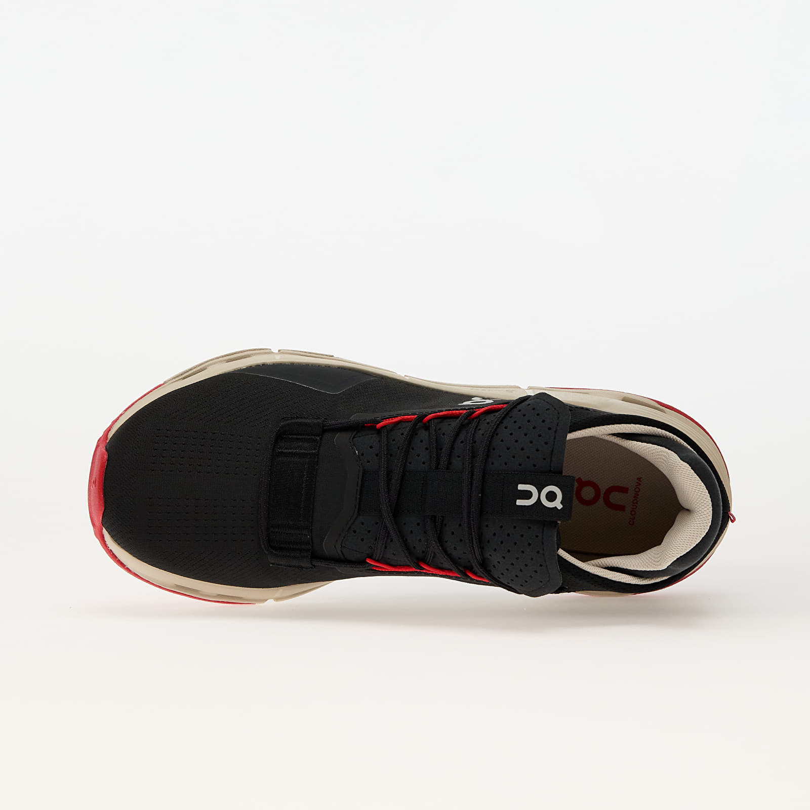 Men's sneakers and shoes On M Cloudnova 2 Black/ Red