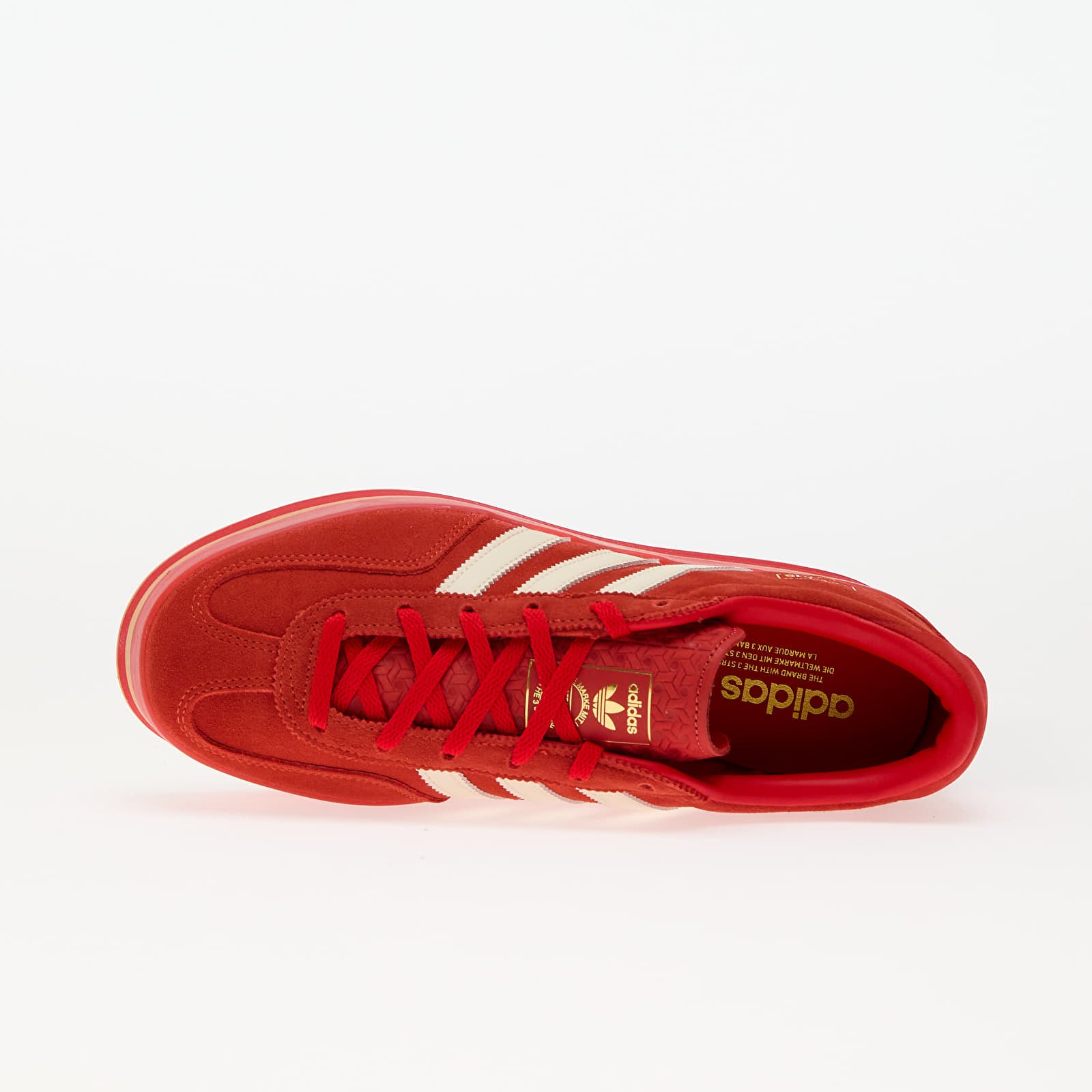Жіноче взуття adidas Gazelle Stack W Red/ Cream White/ Gold Met.