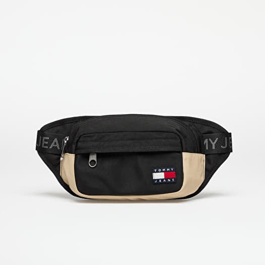 Чанта за кръста Tommy Jeans Essential Daily Bumbag Black