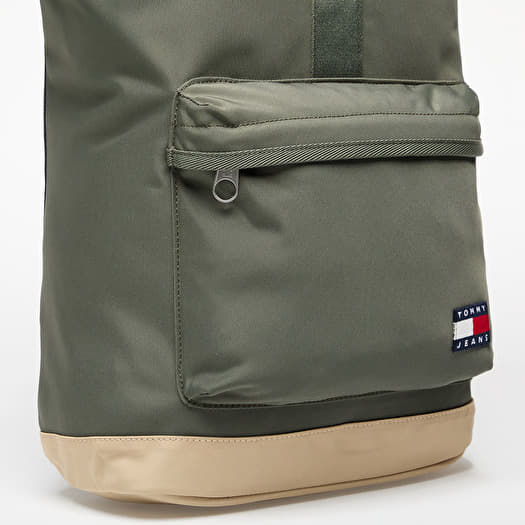 Sac à dos homme Tommy Jeans Essential Daily Rolltop Backpack Green