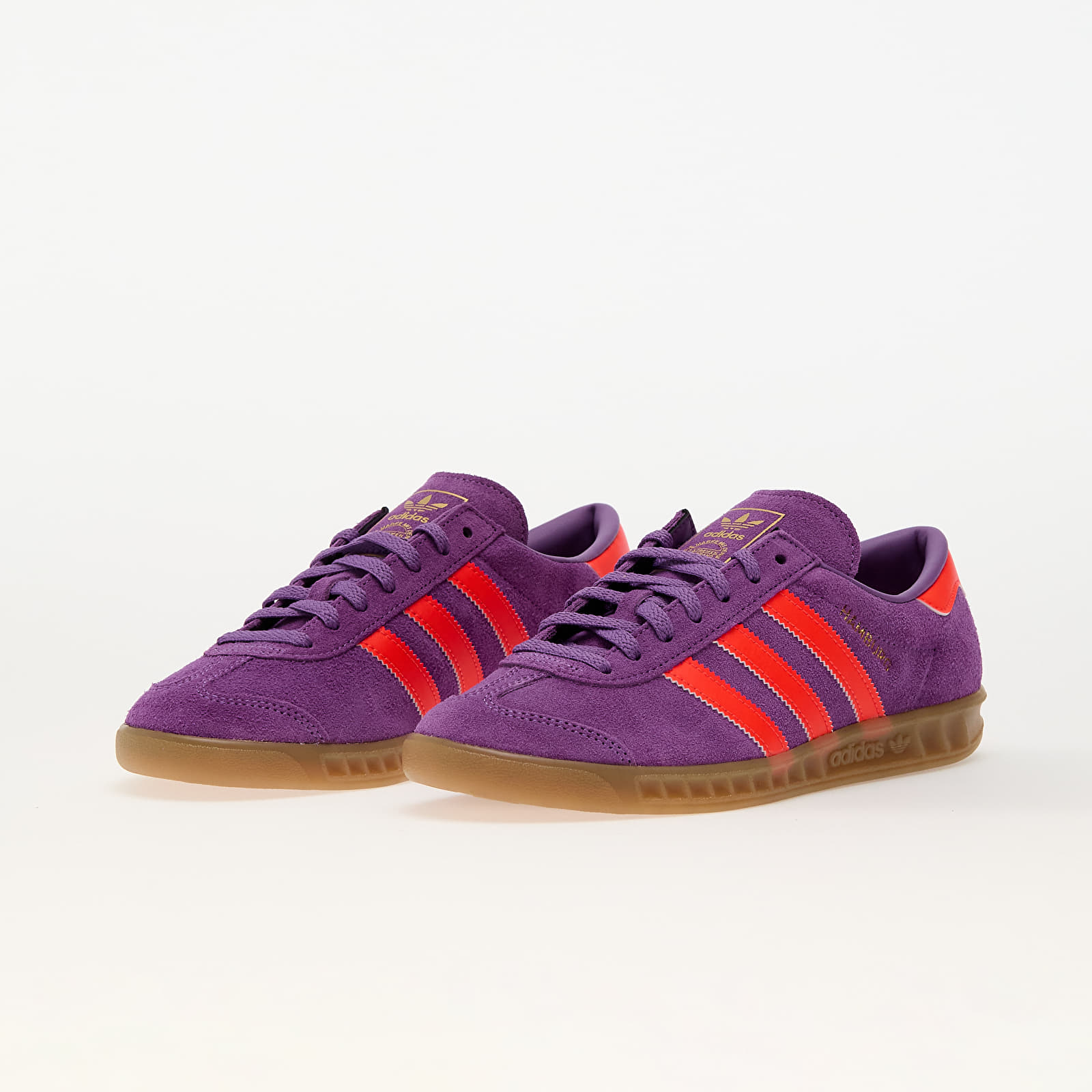 Baskets et chaussures pour femmes adidas Hamburg W Active Purple/ Solid Red/ Gold Metalic