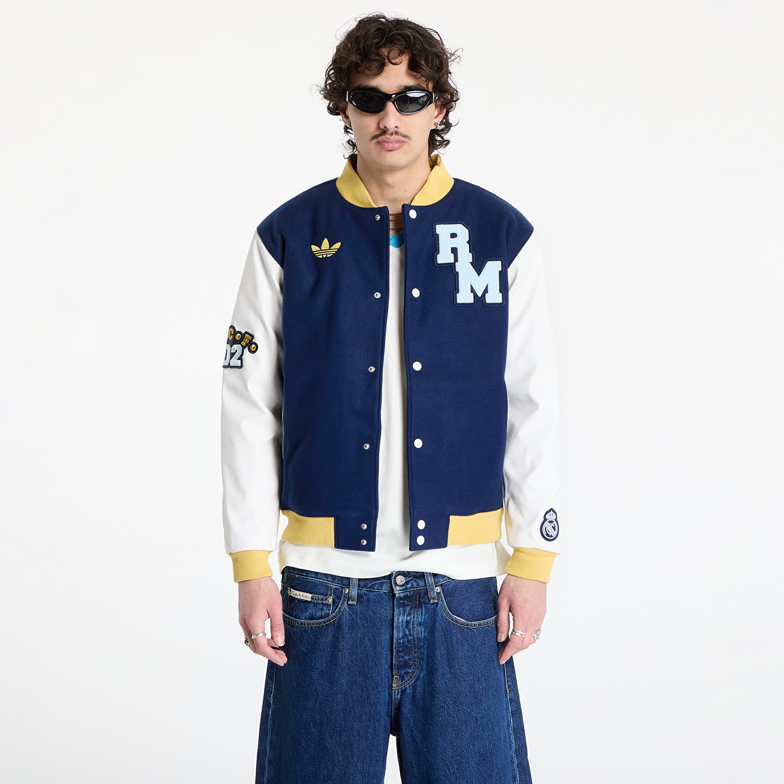 Men's jackets adidas Real Madrid Vrct Jacket UNISEX Team Navy Blue 2