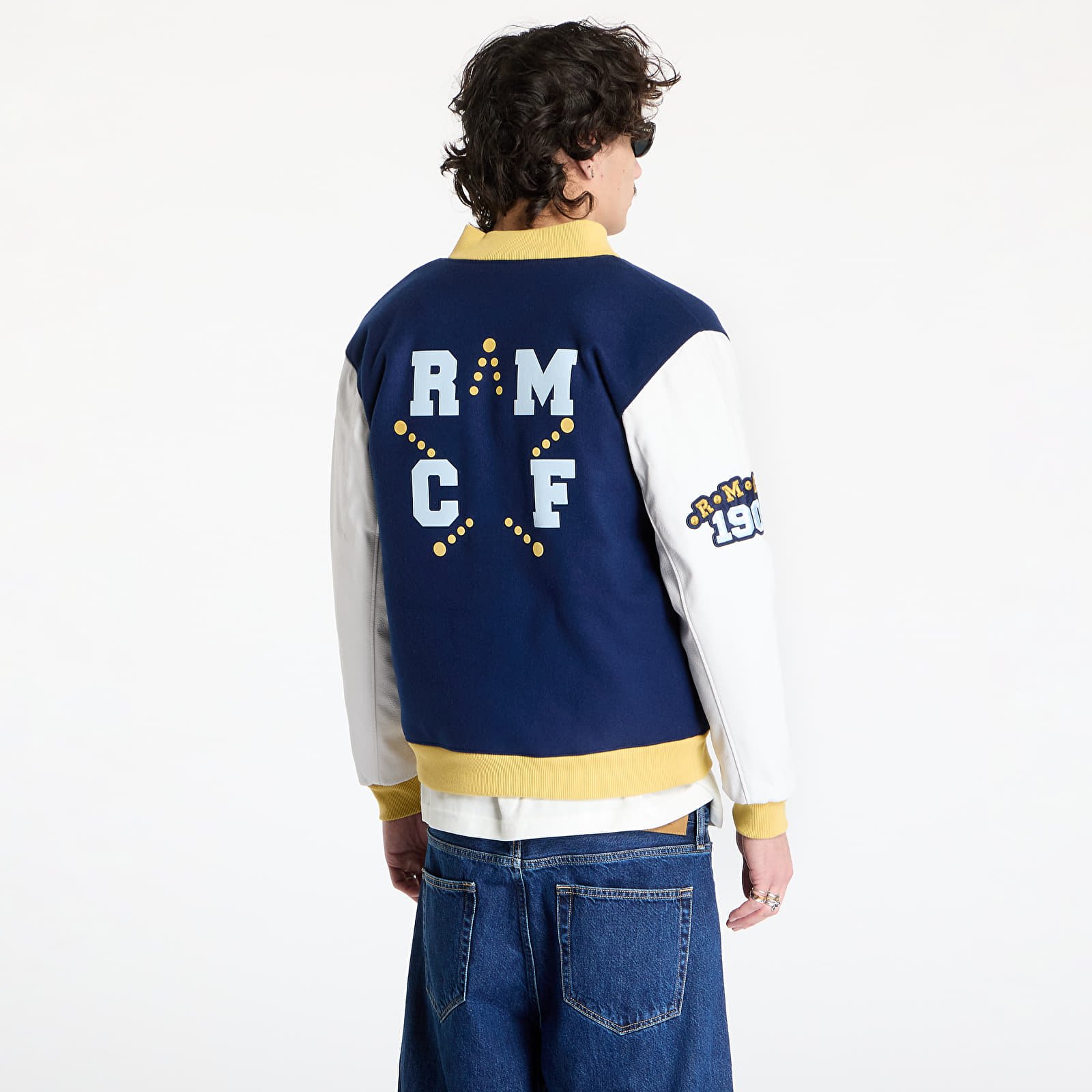 Men's jackets adidas Real Madrid Vrct Jacket UNISEX Team Navy Blue 2